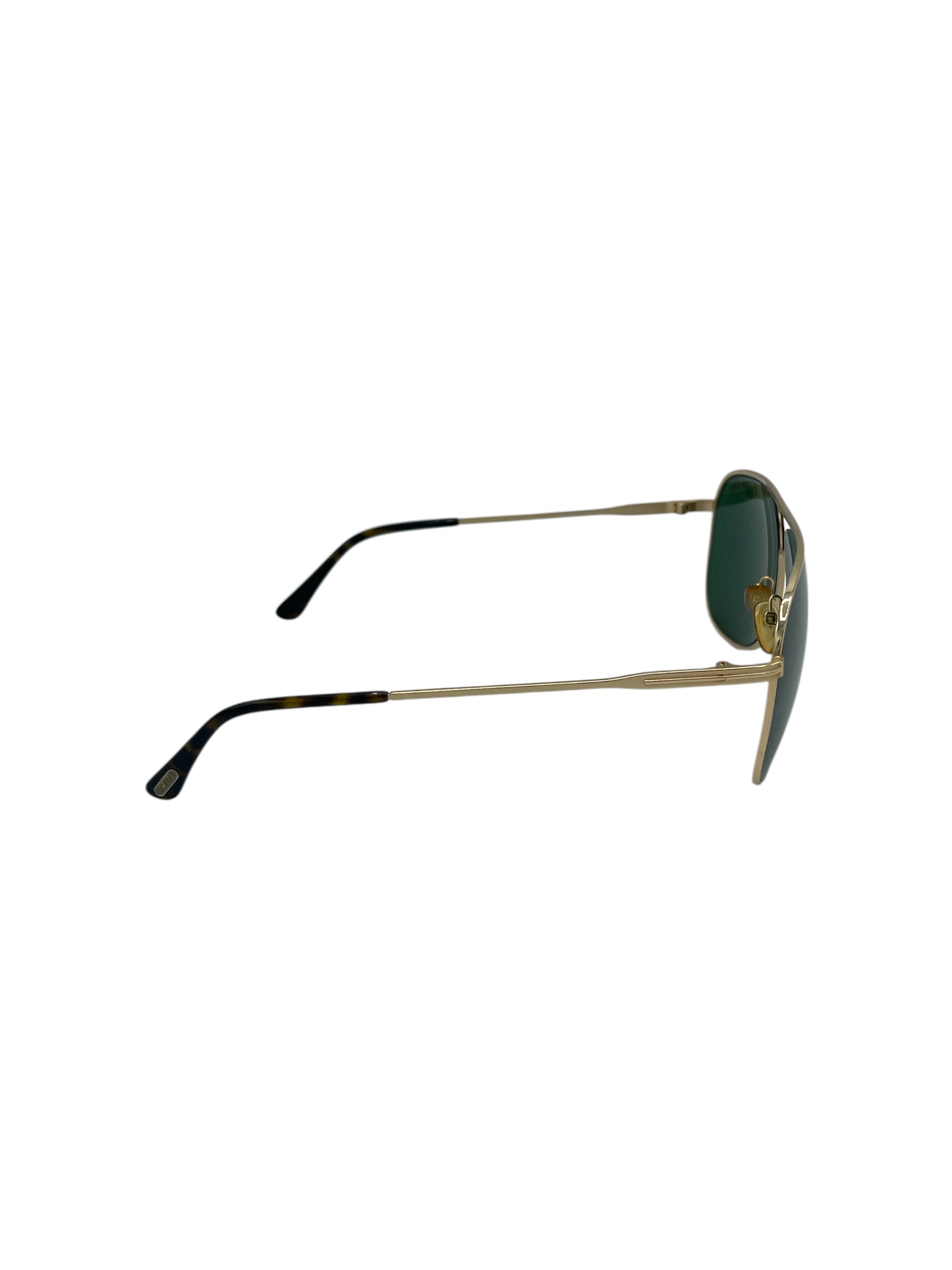 Tom Ford Gold & Tortoiseshell Dominic Aviator Sunglasses