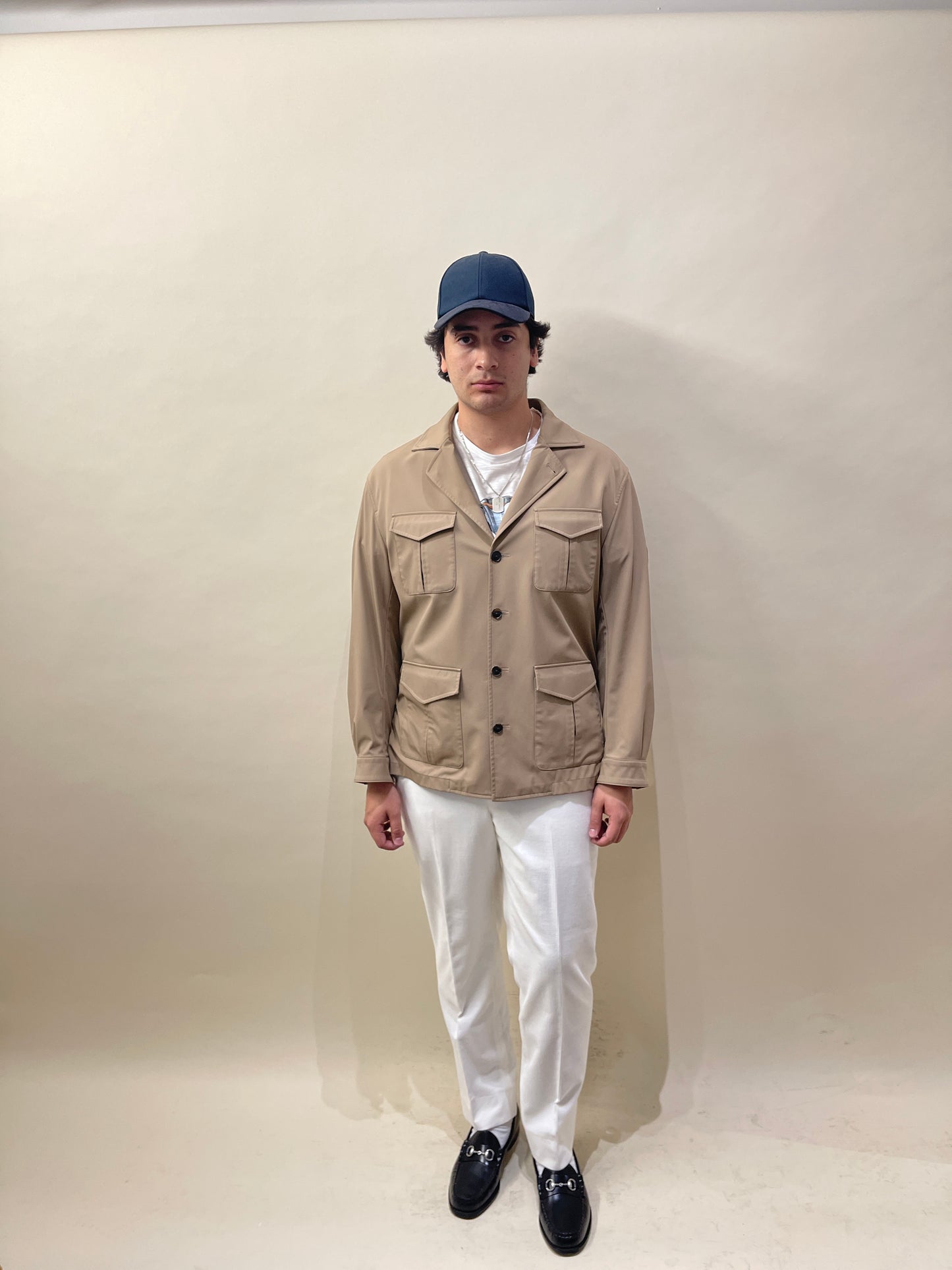 Atelier Munro Tan Nylon Field Jacket 46