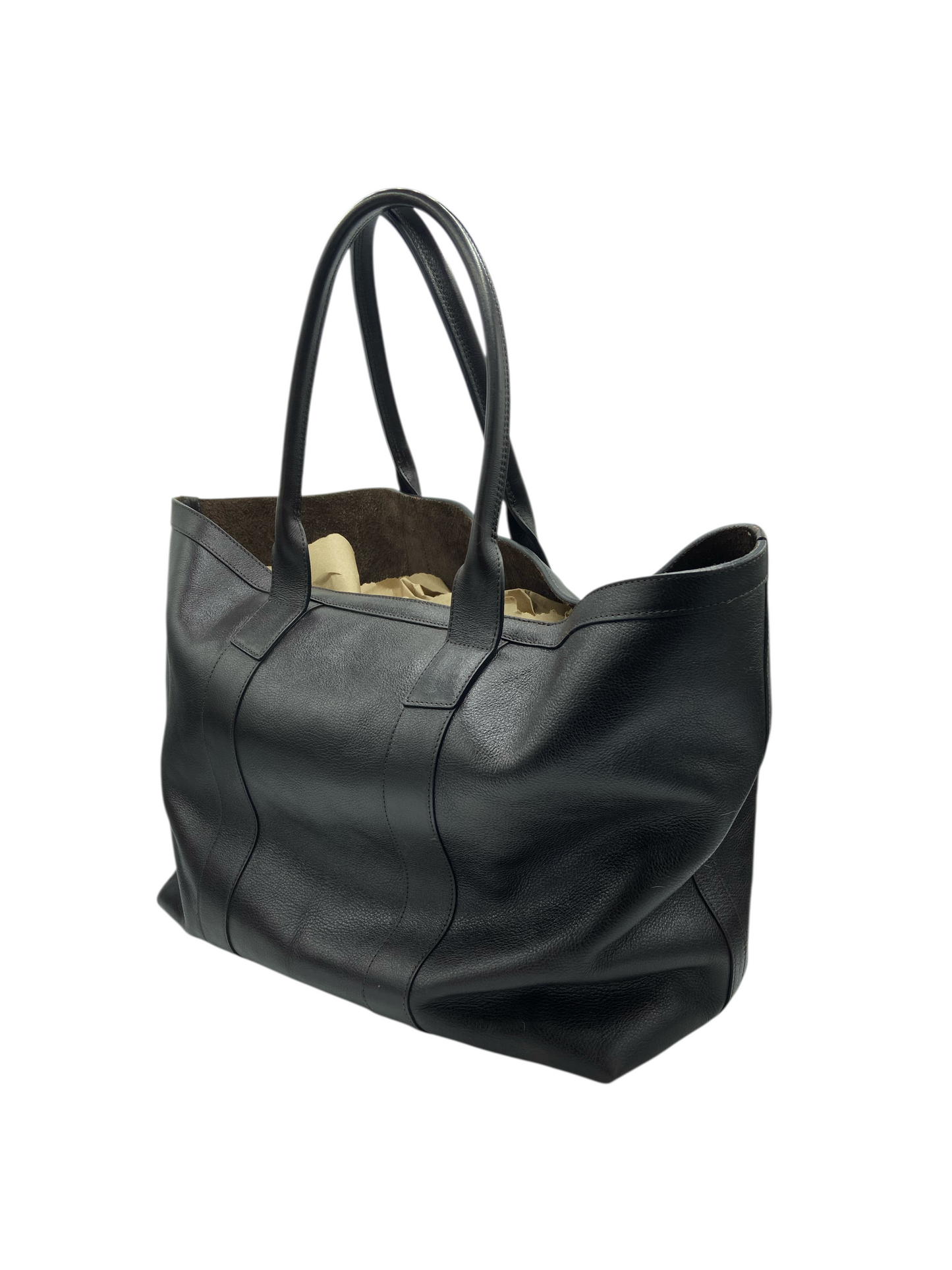Lotuff Chocolate Brown Leather Working Tote I