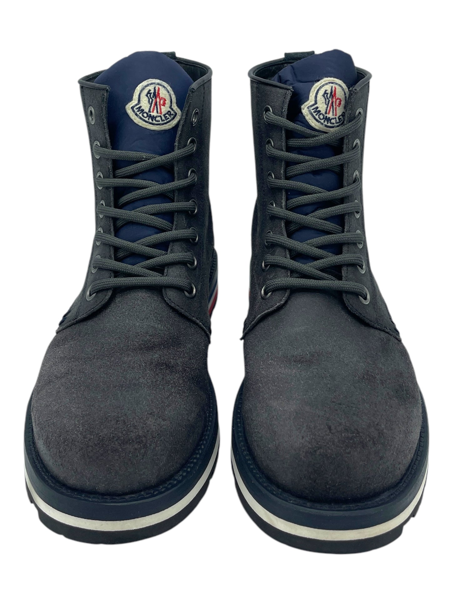 Moncler Black Nubuck Suede Vancouver Hiking Boots 9 M / 10.5 W