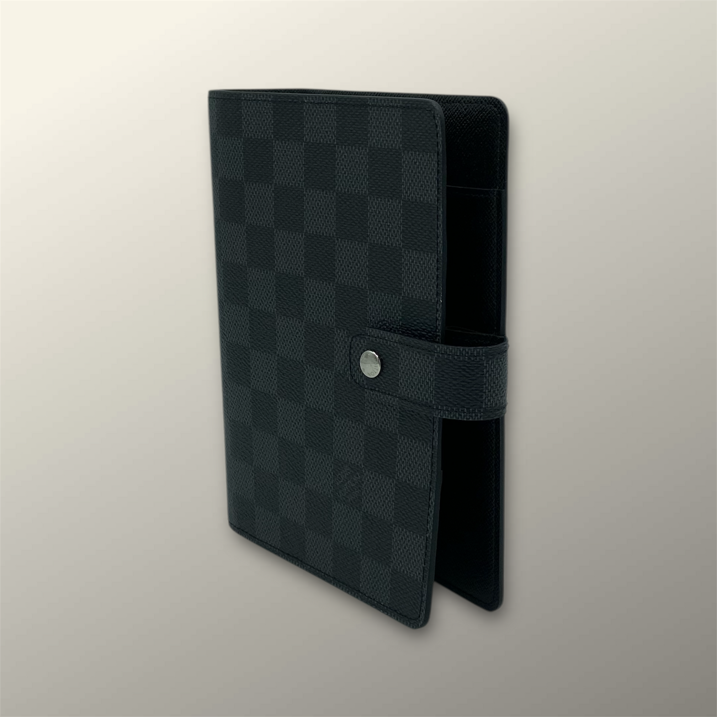 Louis Vuitton Black & Grey Damier Canvas Agenda Cover