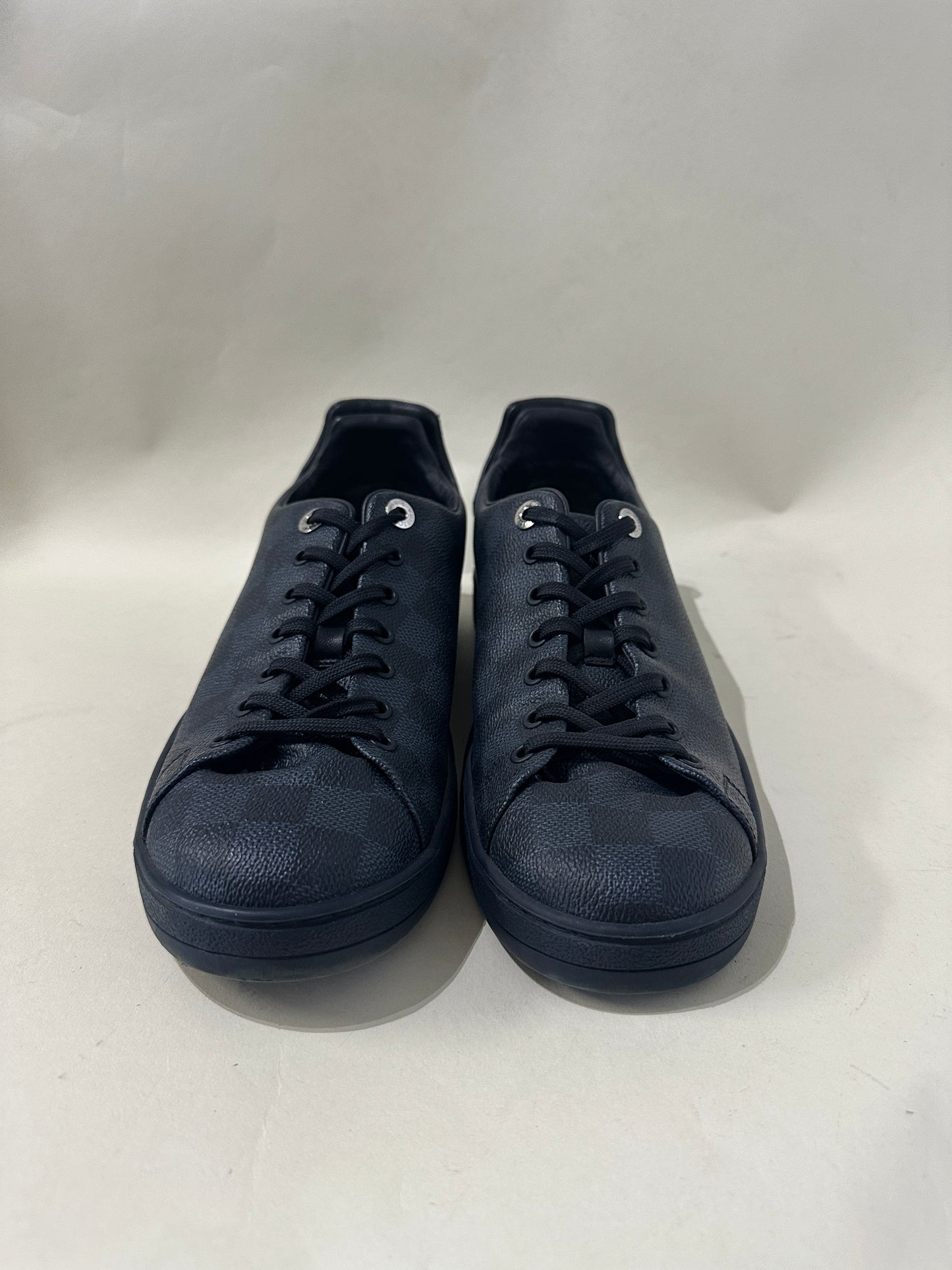 Louis Vuitton Cobalt Damier Coated Canvas Frontrow Sneakers 7.5 M / 9 W