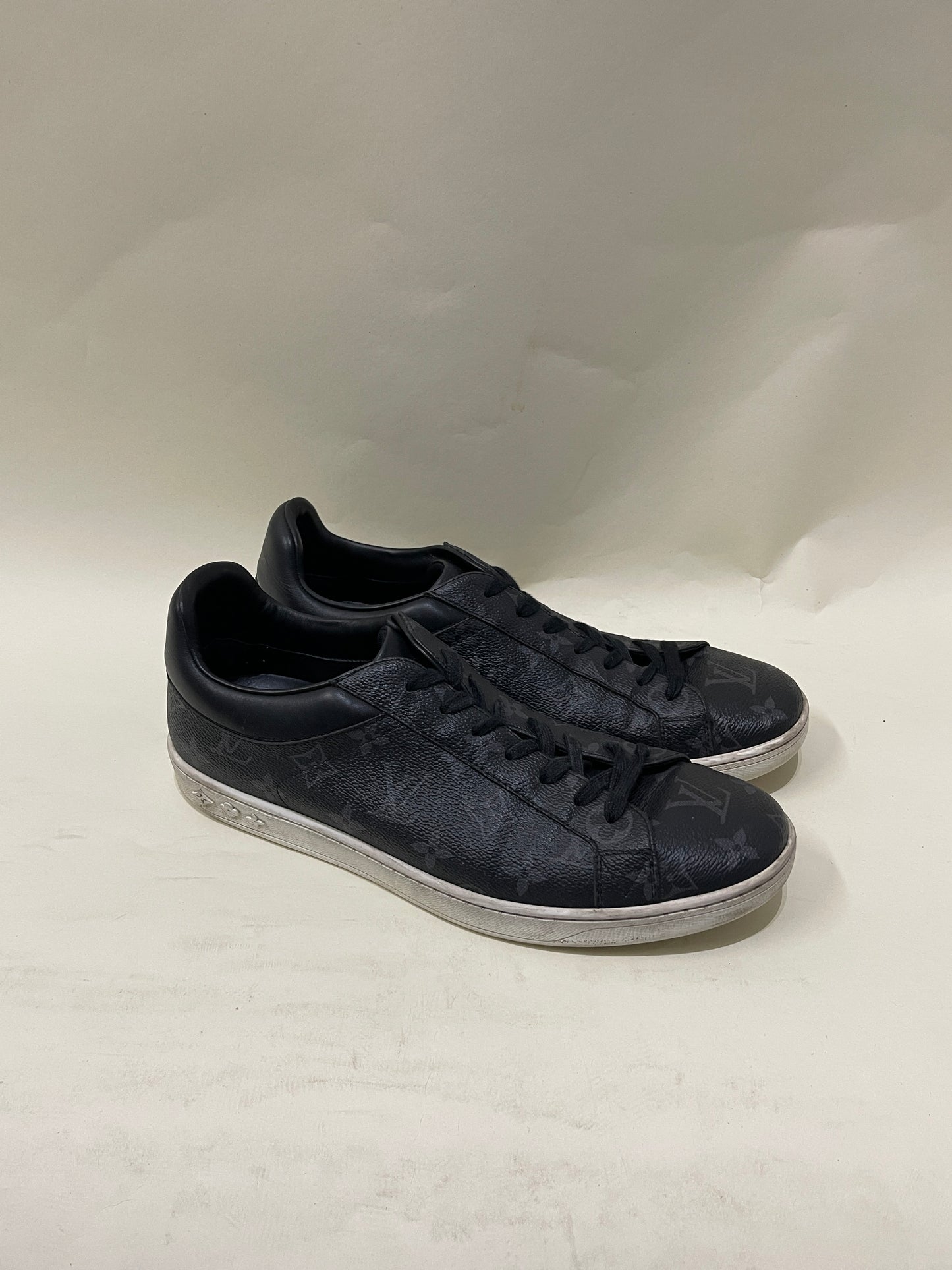 Louis Vuitton Black & Grey Monogram Eclipse Luxembourg Sneakers 9 M / 10.5 W