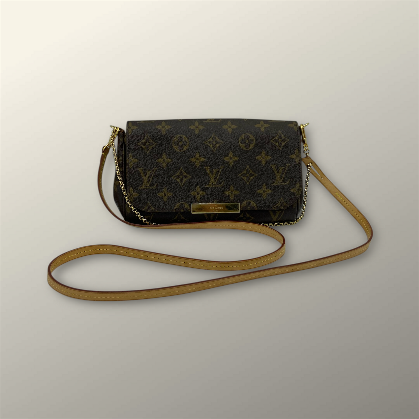 Louis Vuitton Brown Monogram Coated Canvas Favourite PM Bag