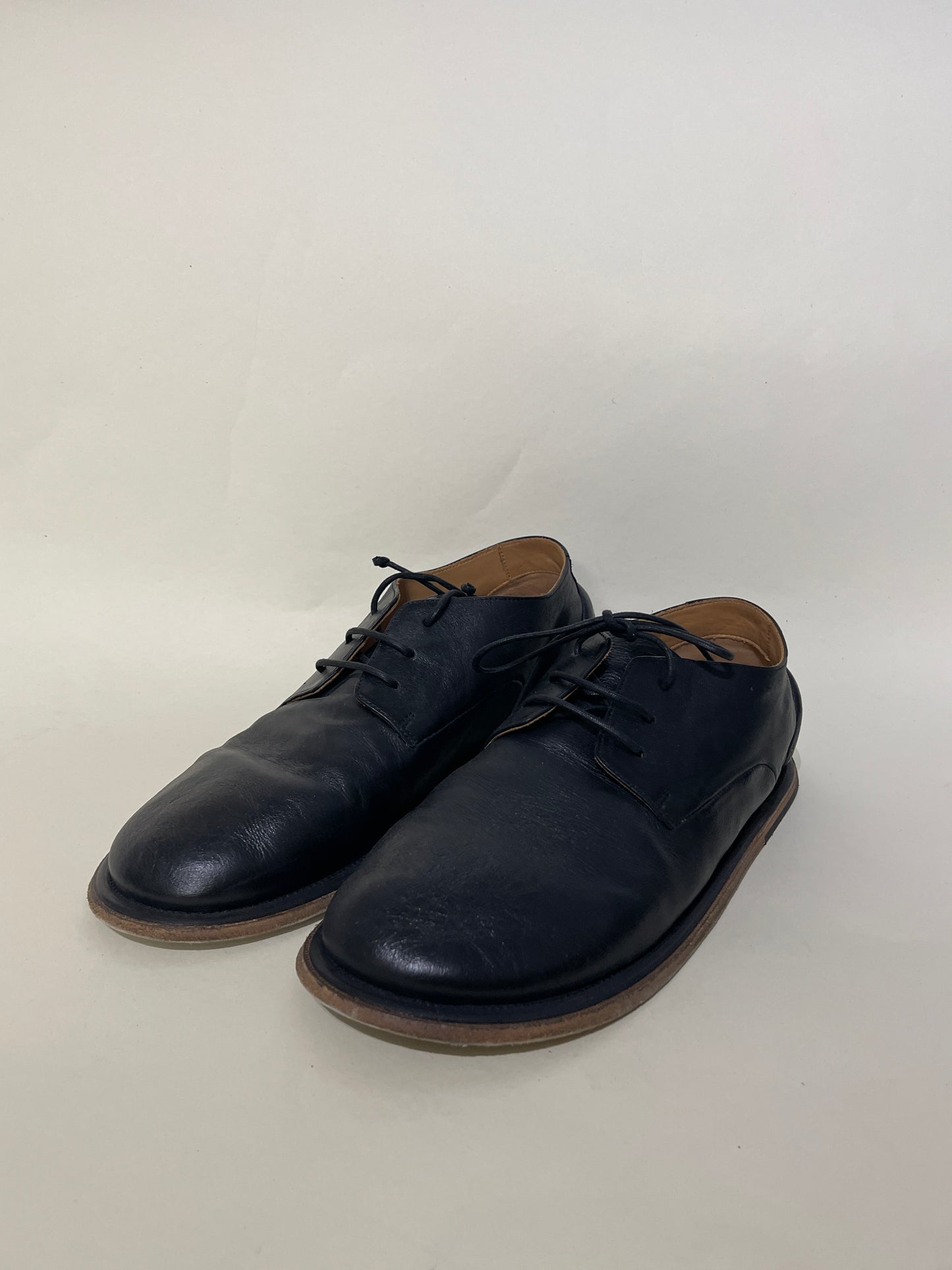 Marsèll Black Leather Guardella Derby Shoes 8 M / 9.5 W