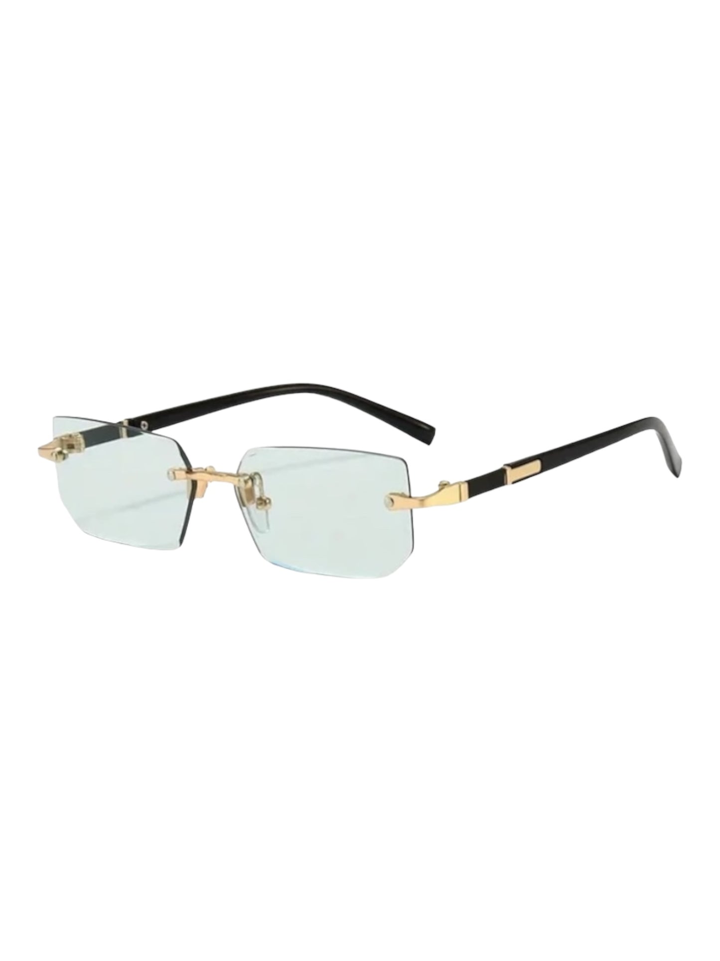 Rectangle Narrow Frameless Everyday Sunglasses