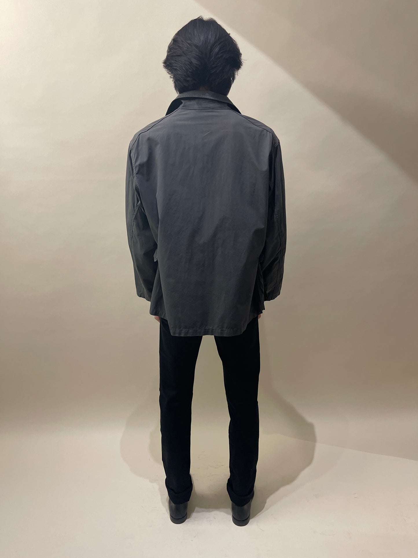 Kaptain Sunshine Grey Cotton Ripstop Lightweight Army Jacket 42