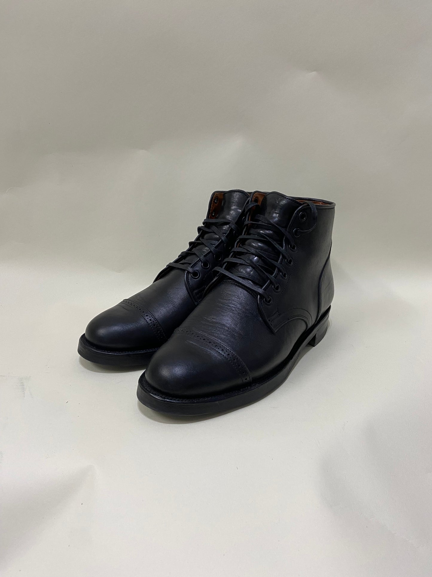 Viberg Black Shinki Latigo Horsehide Service Boots 8 M / 9.5 W