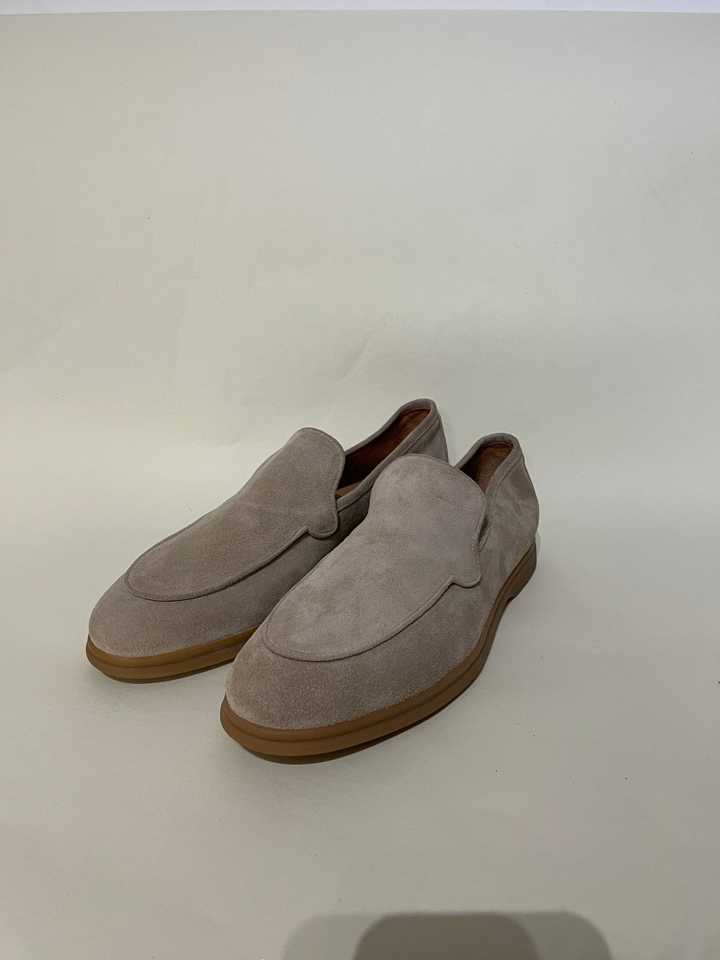 Eleventy Tan Suede Casual Loafers 12 M / 13.5 W