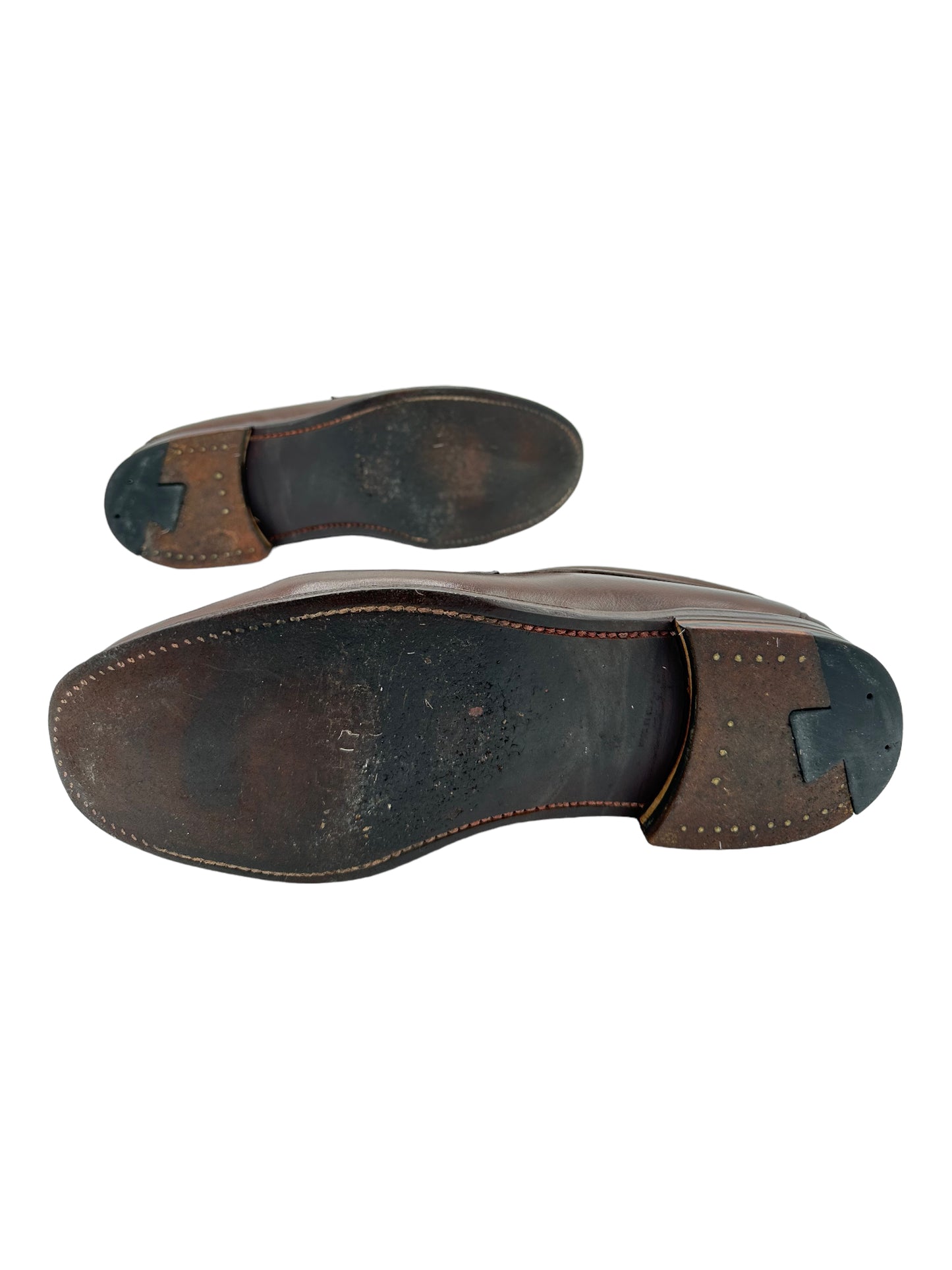 Alden 5726F Brown Brass Horsebit Calfskin Leather Loafers