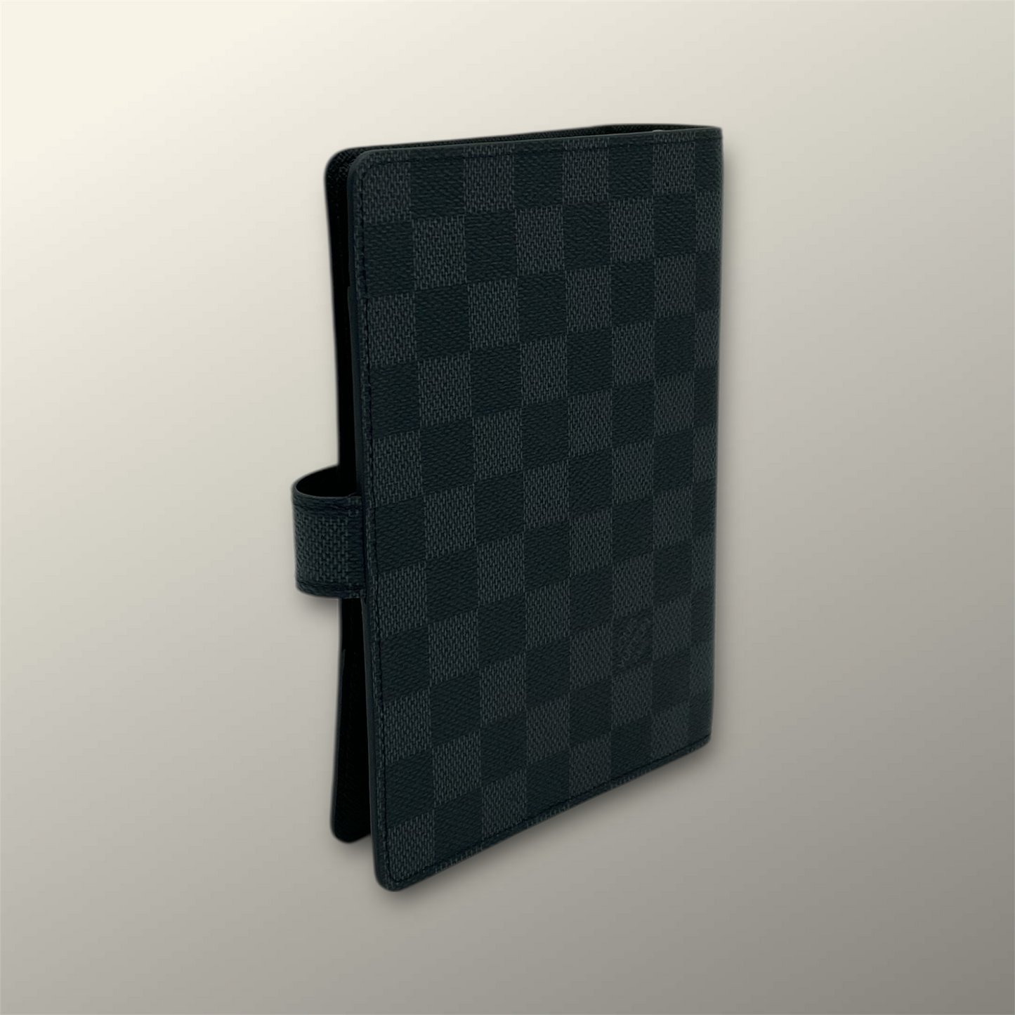 Louis Vuitton Black & Grey Damier Canvas Agenda Cover