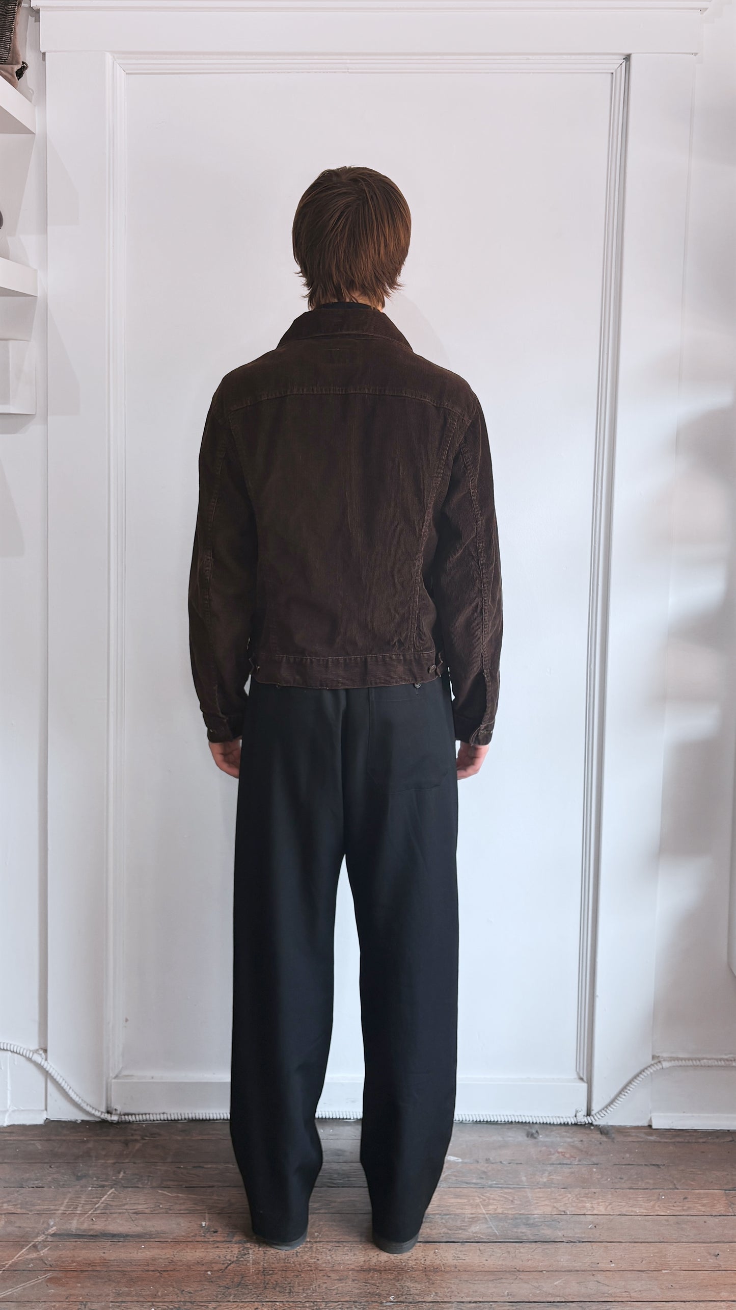 Levi's Dark Brown Corduroy Trucker Jacket 42