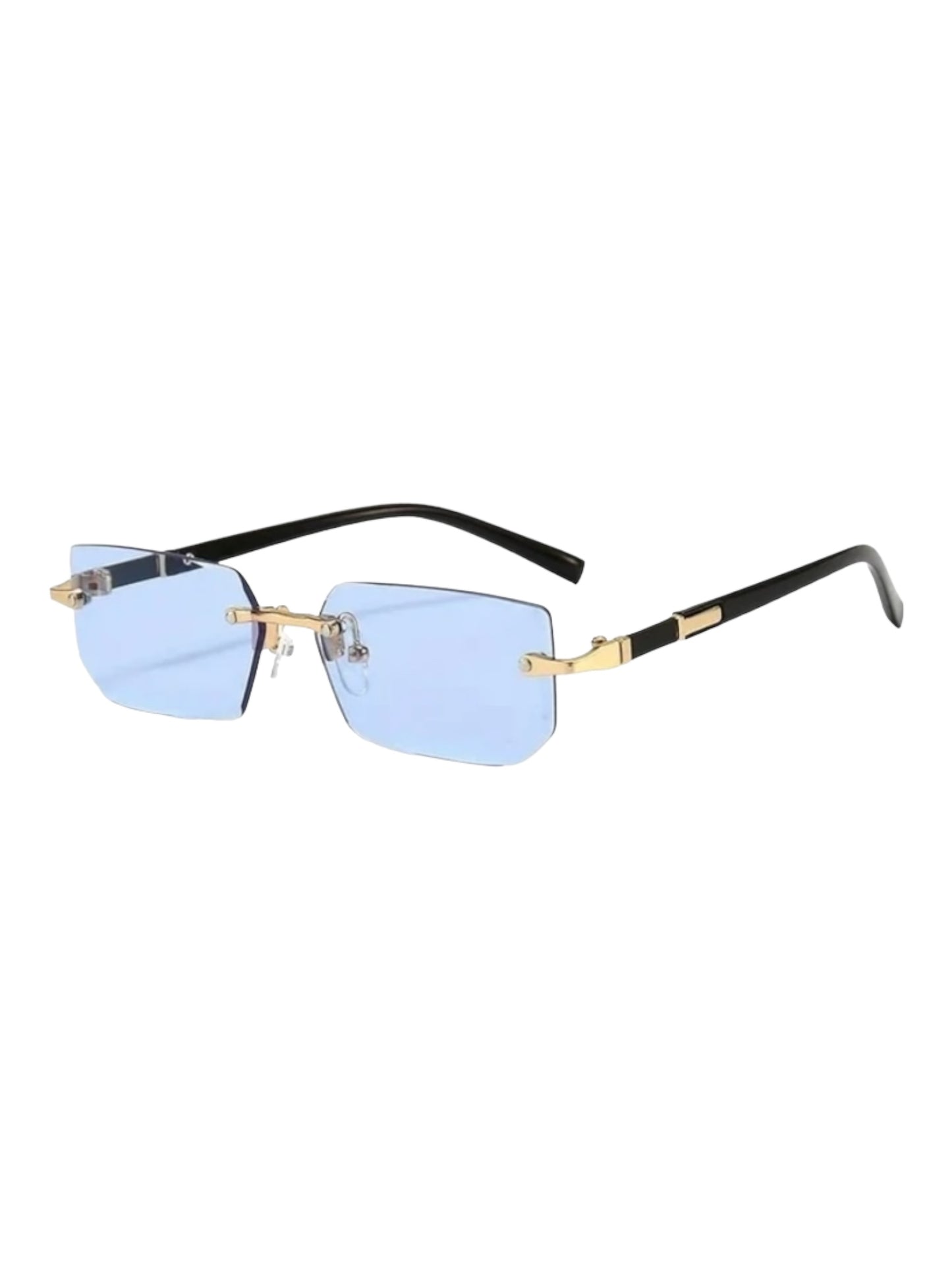 Rectangle Narrow Frameless Everyday Sunglasses