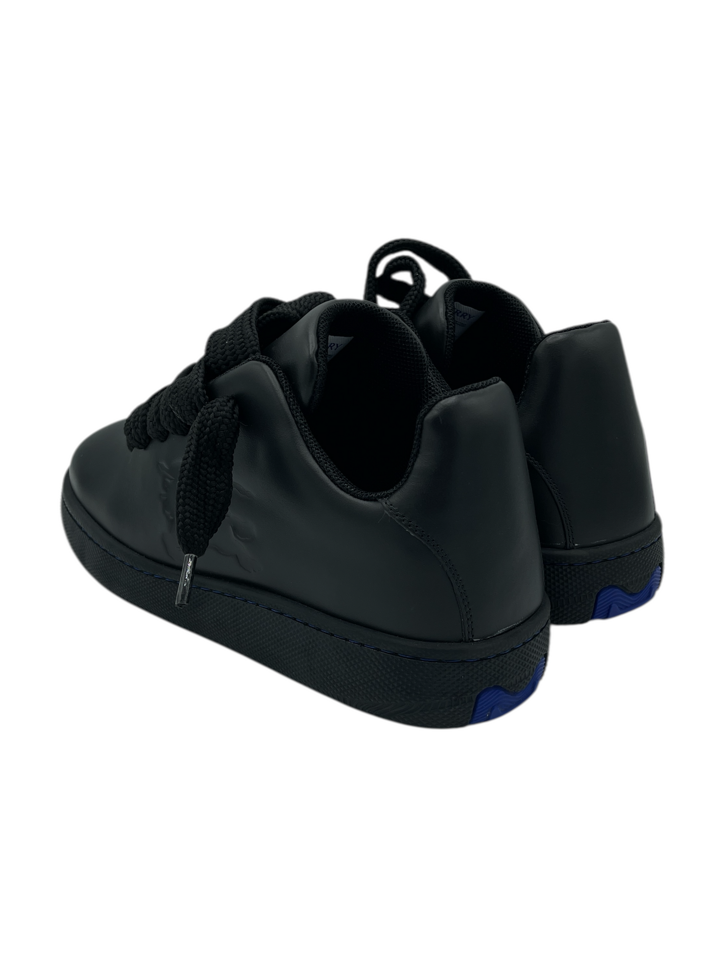 Burberry Black Leather Box Sneakers 9.5 M / 11 W