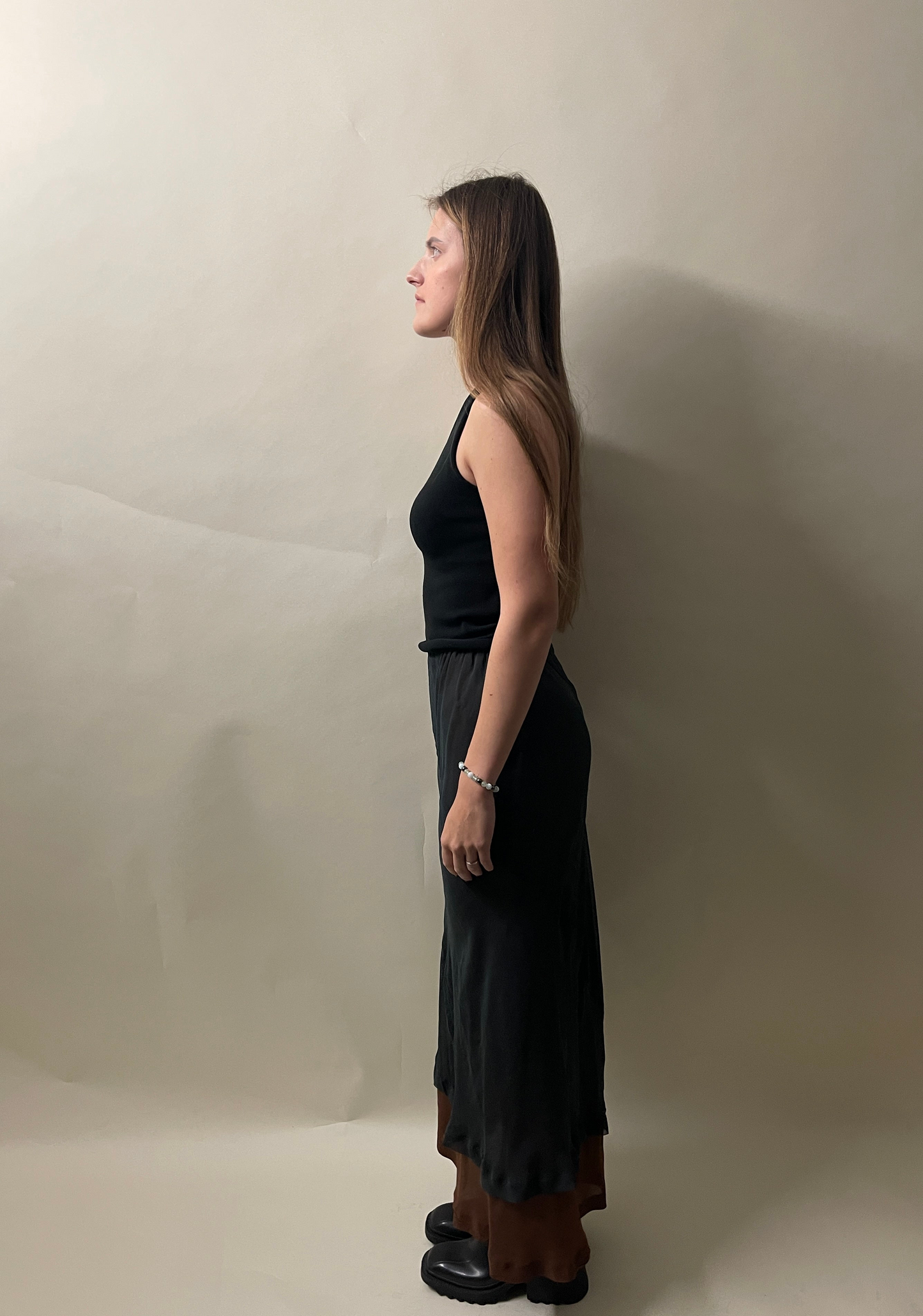 Comme Des Garcons Black Mesh V-Neck Tank Top Small - S