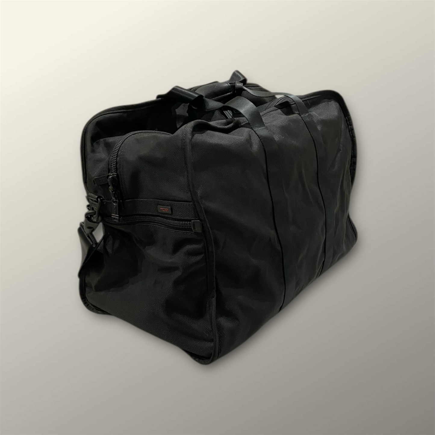 Tumi Black Ballistic Nylon Large Weekender Bag