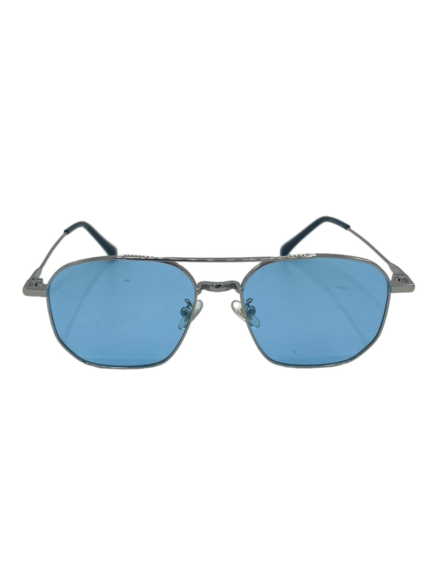 Blue Light Aviator Frame Sunglasses
