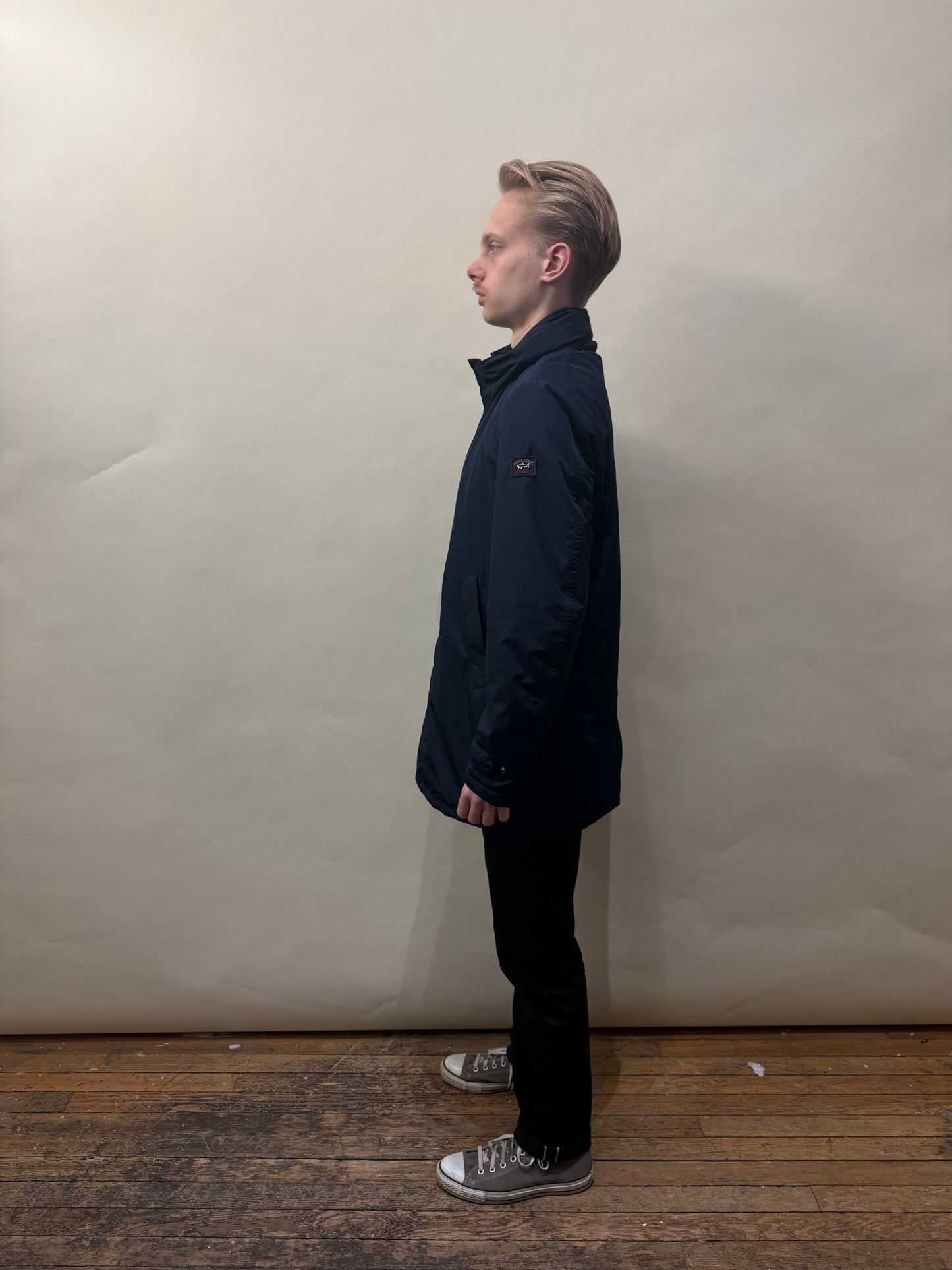 Paul & Shark Navy Blue Typhoon Parka Medium - M