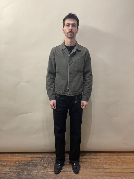 Rogue Territory Sage Green Canvas Tanker Jacket Medium - M