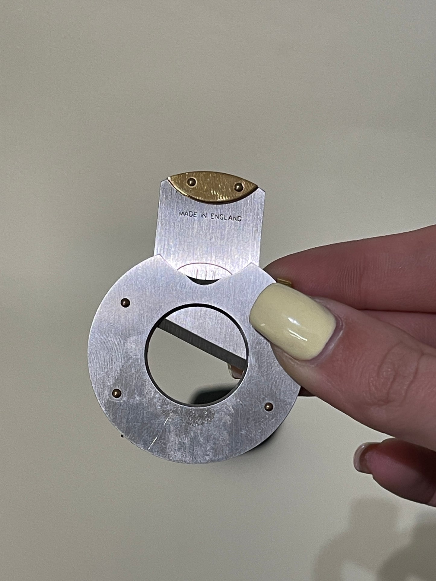 Dunhill Silver & Gold Guillotine Cigar Cutter