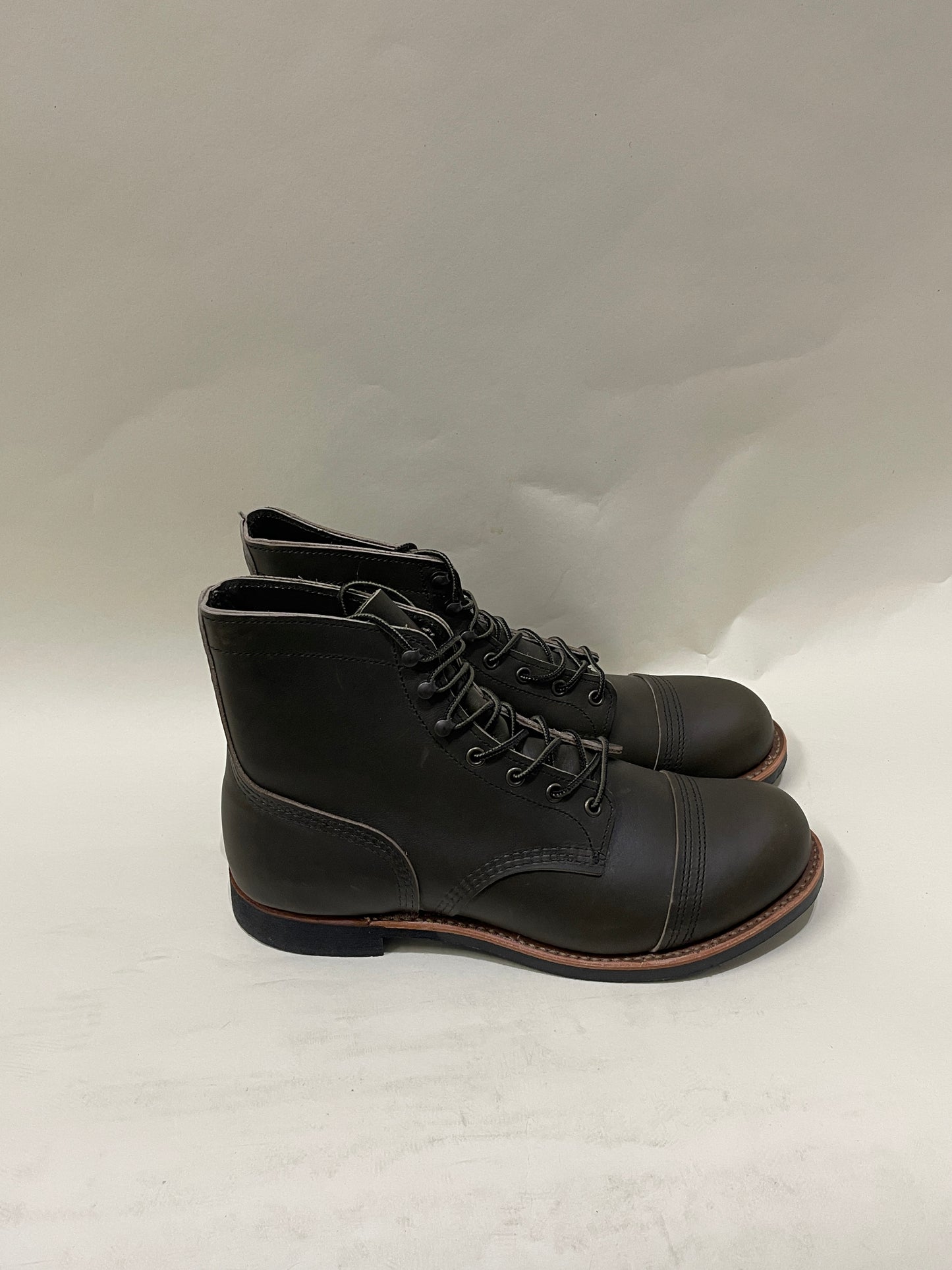 Red Wing Shoes Dark Green Cap Toe Iron Ranger Boots 10.5 M / 12 W