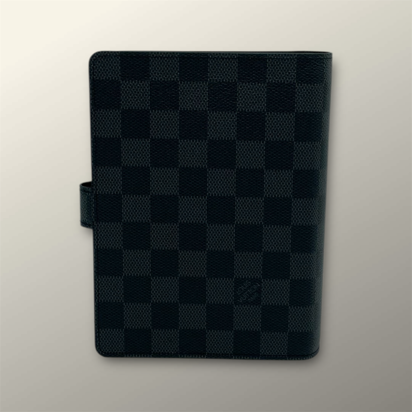 Louis Vuitton Black & Grey Damier Canvas Agenda Cover