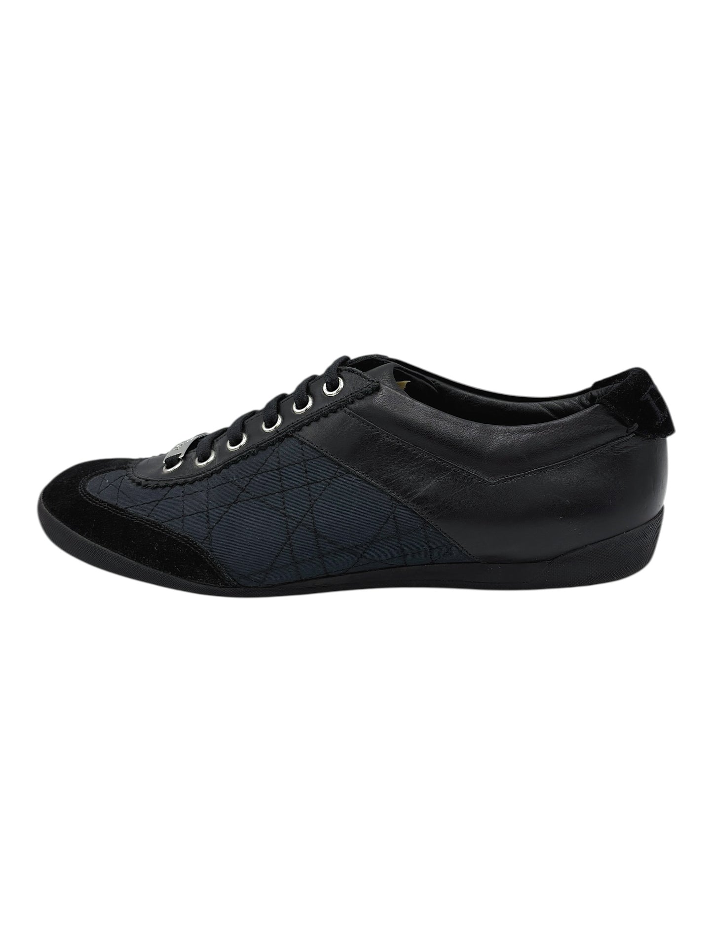 Christian Dior Navy & Black Nylon & Leather Sport Sneakers 6.5 M / 8 W