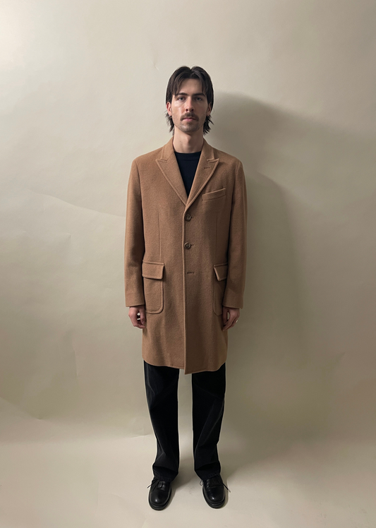 Brooks Brothers Caramel Camel Hair Overcoat 40S