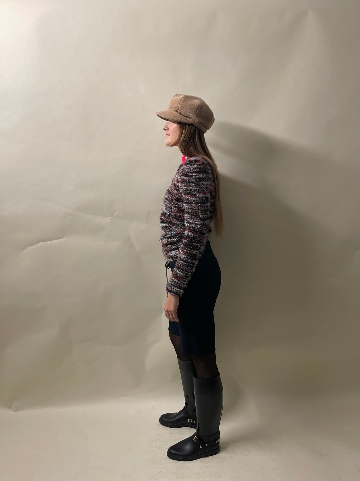 Isabel Marant Étoile Multicolour Hairy Knit Zip Up Jacket 38