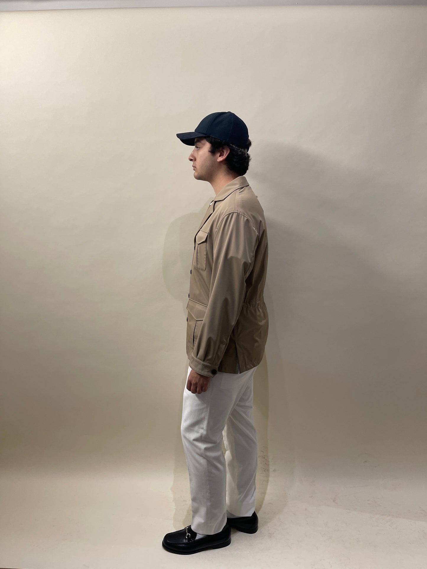 Atelier Munro Tan Nylon Field Jacket 46