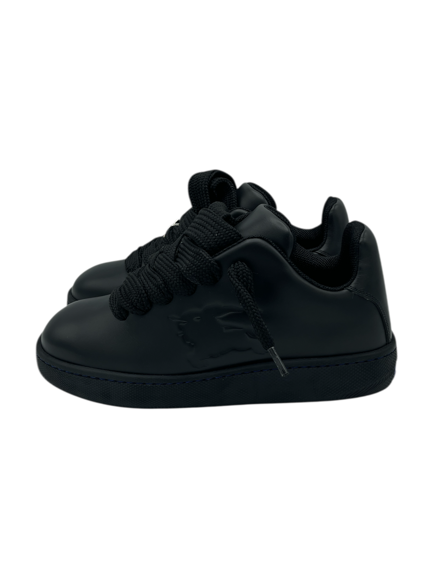 Burberry Black Leather Box Sneakers 9.5 M / 11 W