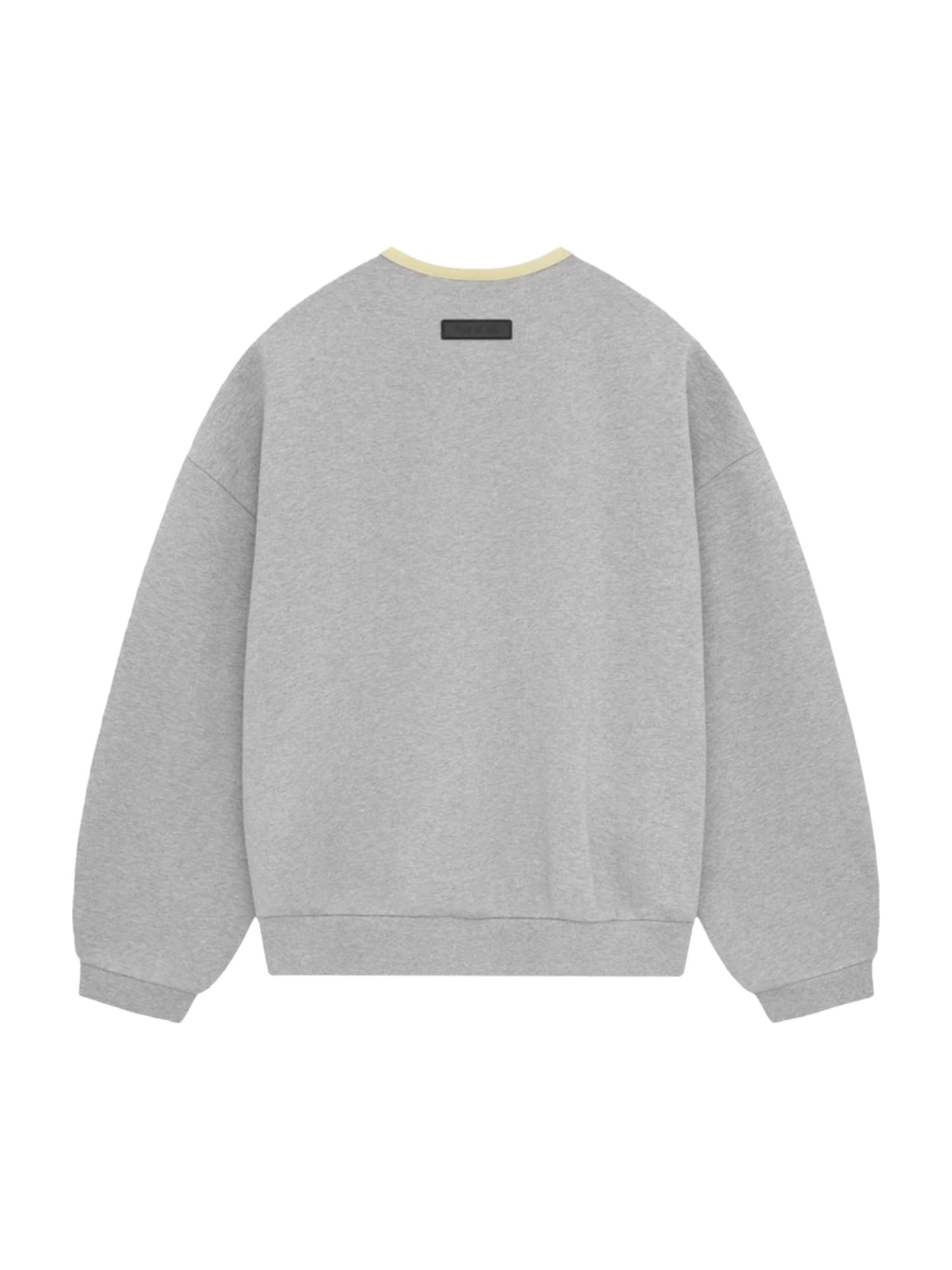 Essentials Fear of God Light Heather Grey Spring Tab Detail Sweatshirt