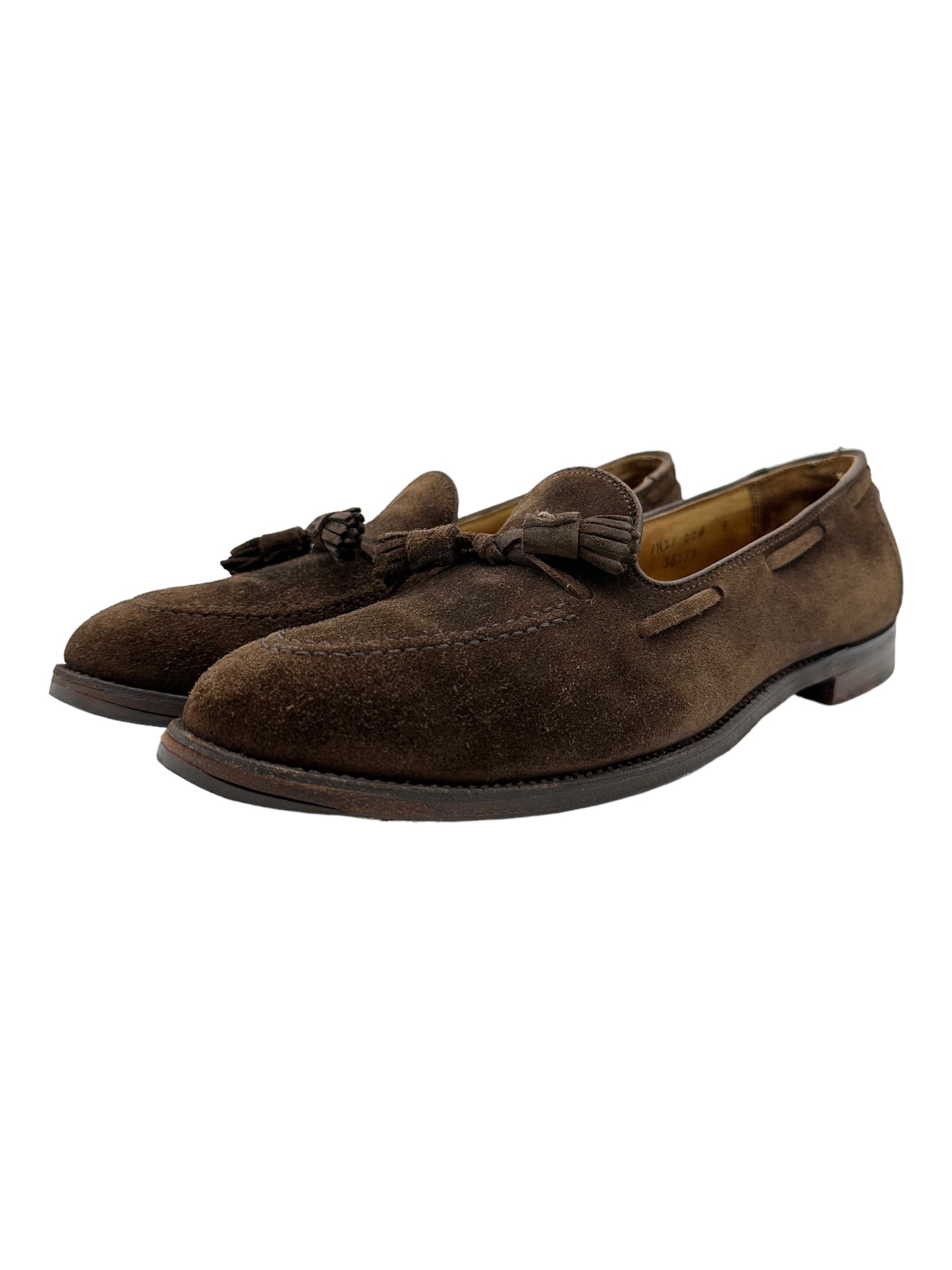 Alden 3697F Brown Snuff Suede Tassel Loafers - Genuine Design Luxury Consignment for Men. New & Pre-Owned Clothing, Shoes, & Accessories. Calgary, Canada