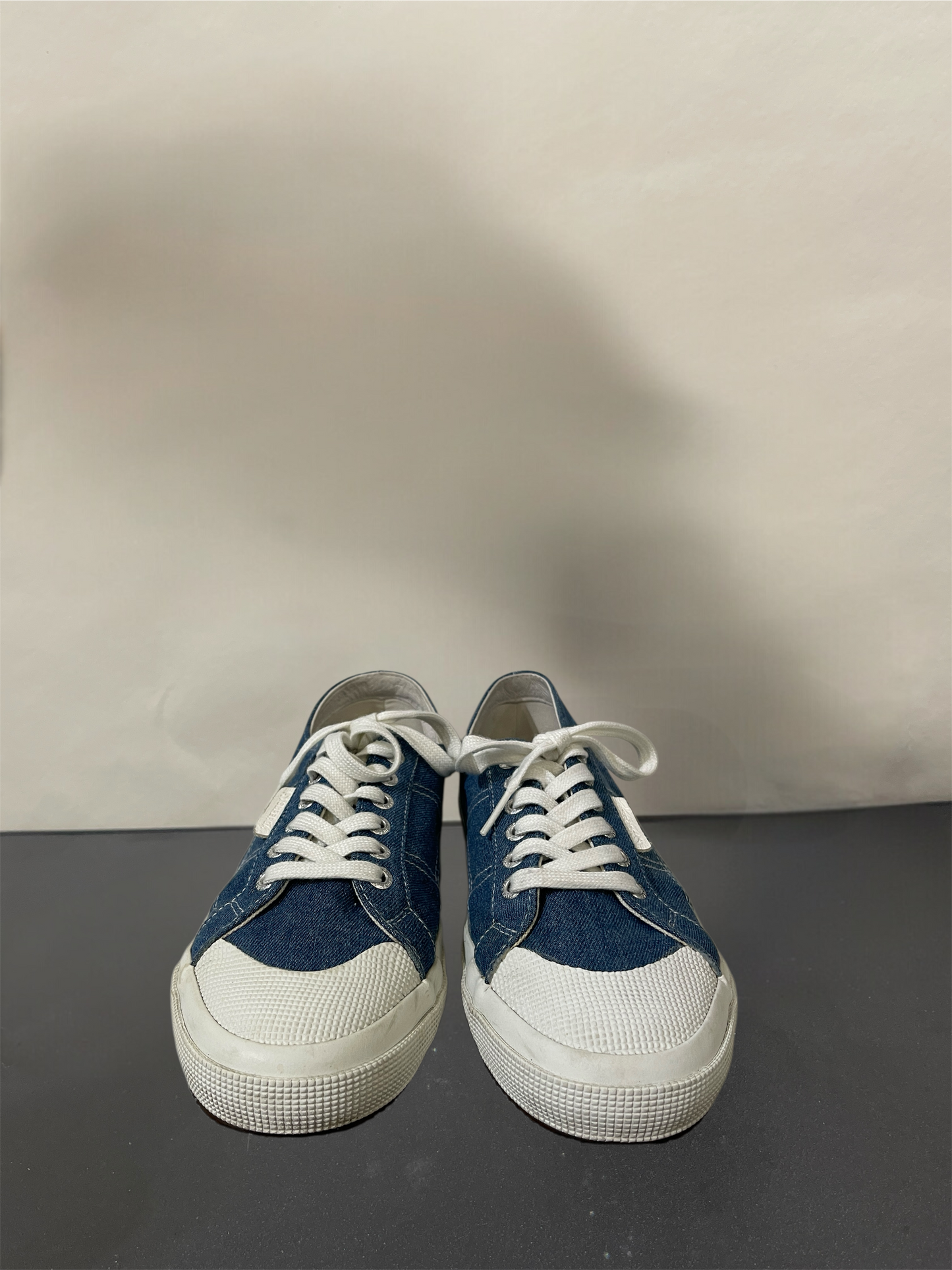 Superga x Sandro Denim Cap Toe Low Top Sneakers 8 M / 9.5 W