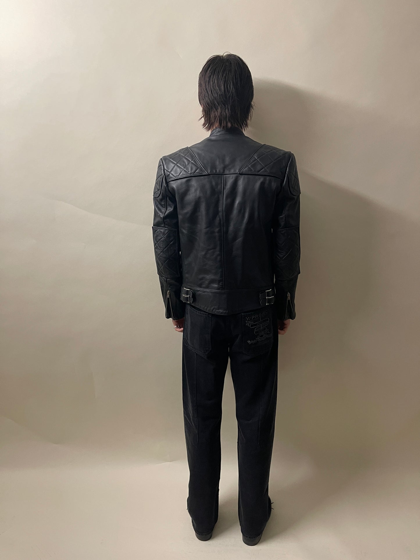 Lewis Leathers Black Cowhide Super Monza No. 445 Jacket 36