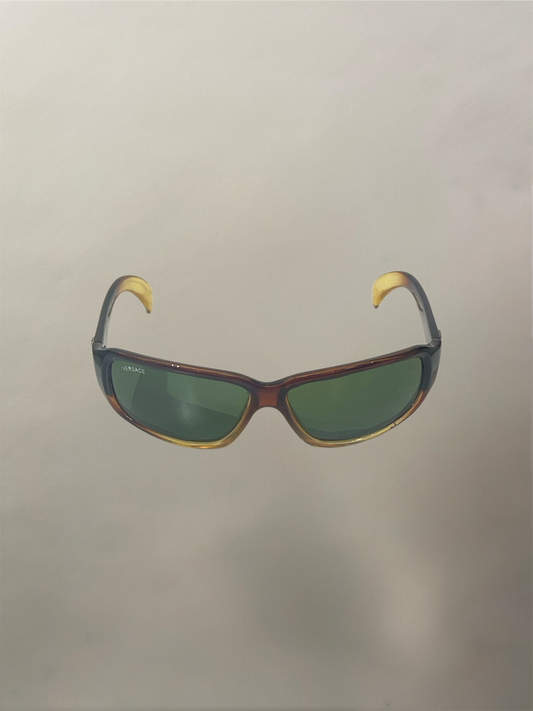 Versace Amber & Yellow Ombre Sport Sunglasses