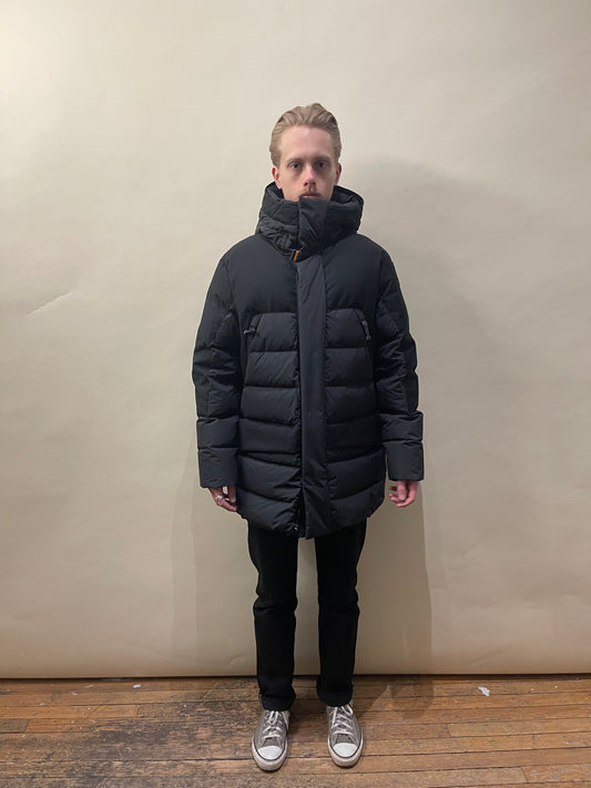 Parajumpers Black Down Filled Hikari Jacket Medium - M