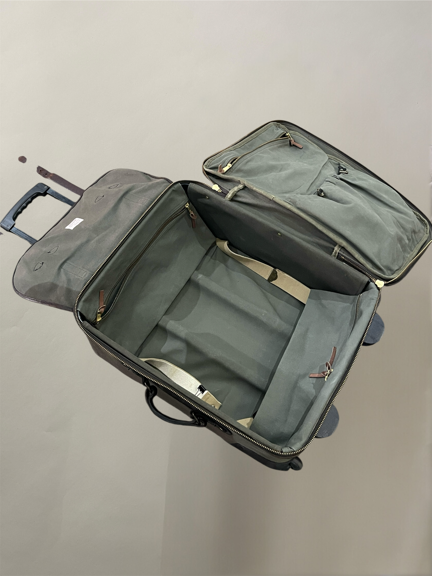 Filson Otter Green Rugged Twill 2 Wheel Suitcase