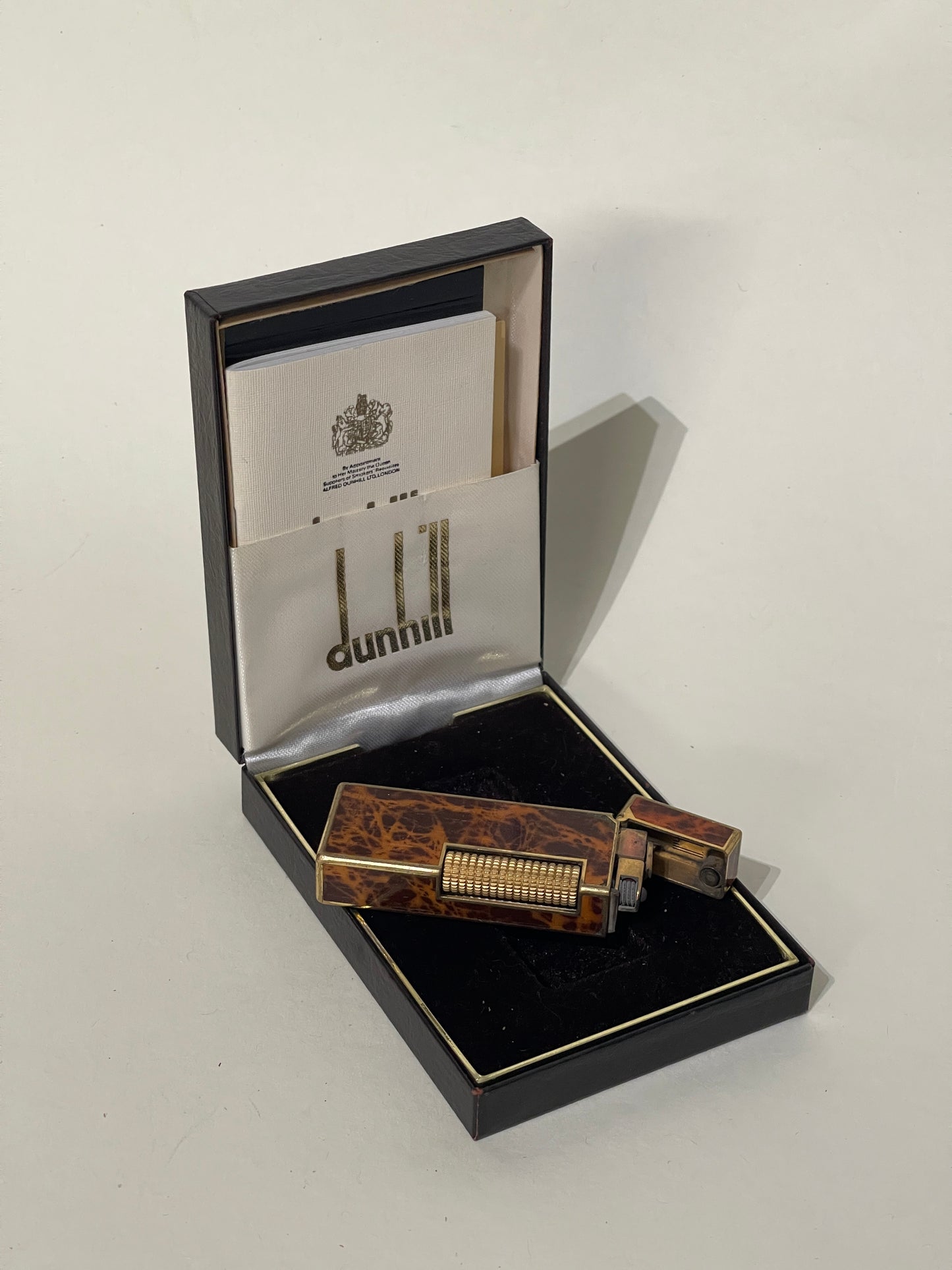 Dunhill Brown Marble Lacquer Rollagas Lighter