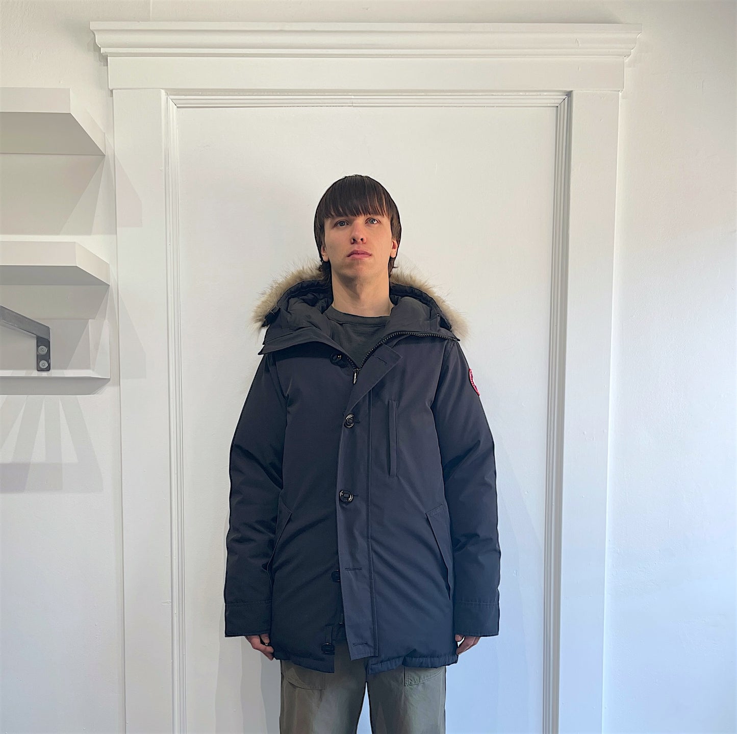 Canada Goose Navy Blue Chateau Parka Medium - M