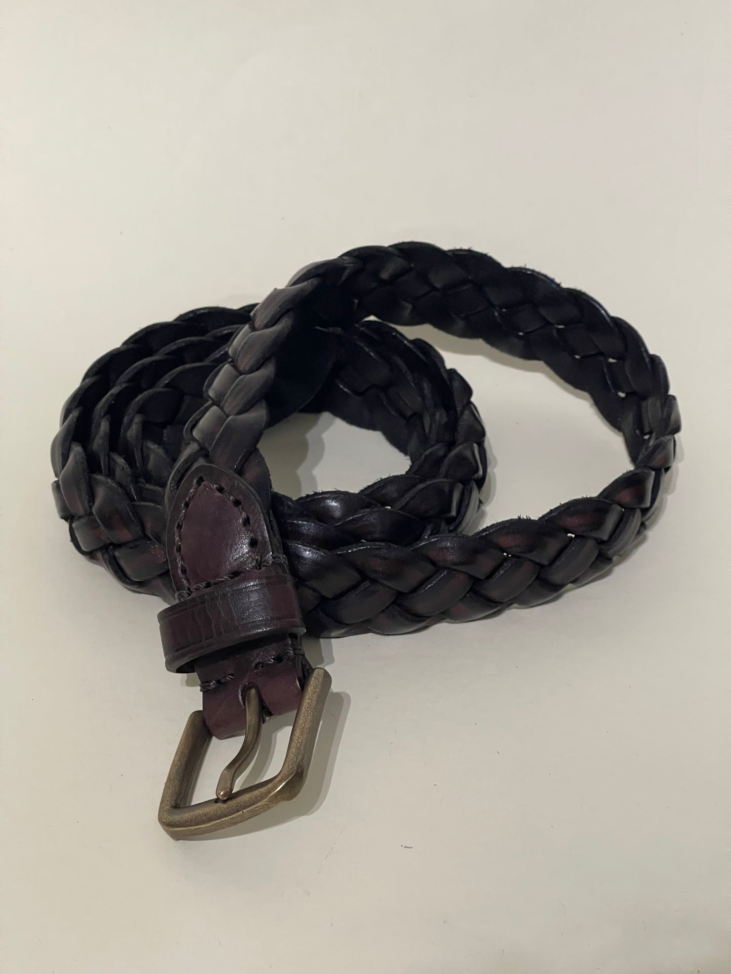 Handwoven Vegetable Tanned Cowhide Casual Belt