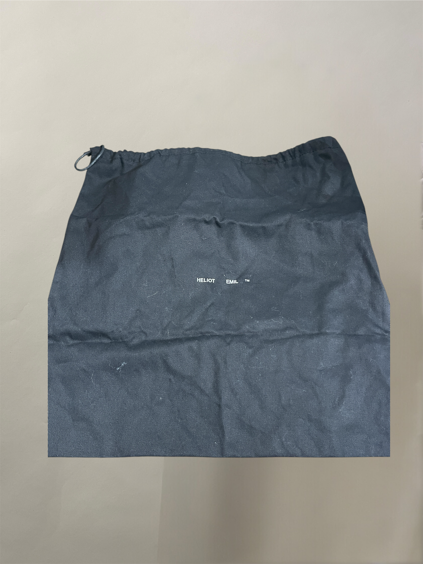 Heliot Emil Black Leather Strap Box Bag OS