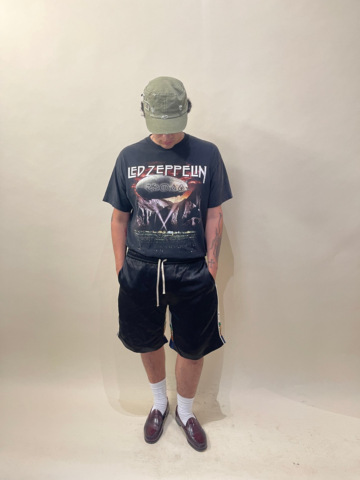 Gucci Black & Multicolour Acorn Monogram Acetate Shorts 36