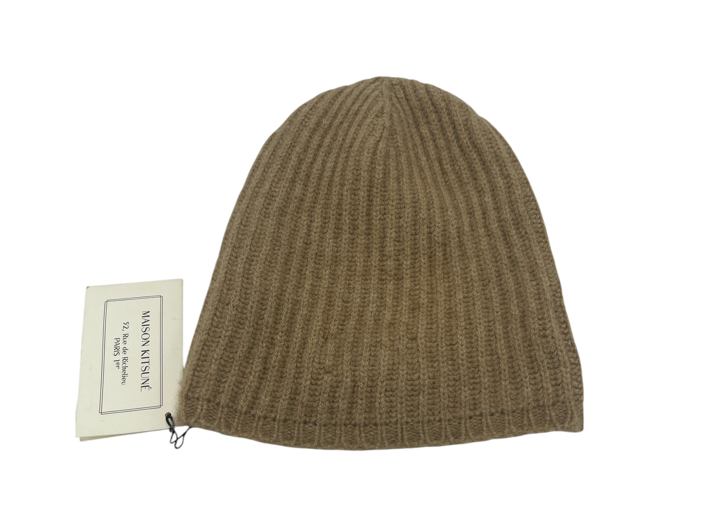 Maison Kitsune Beige Baby Camel Blend Toque