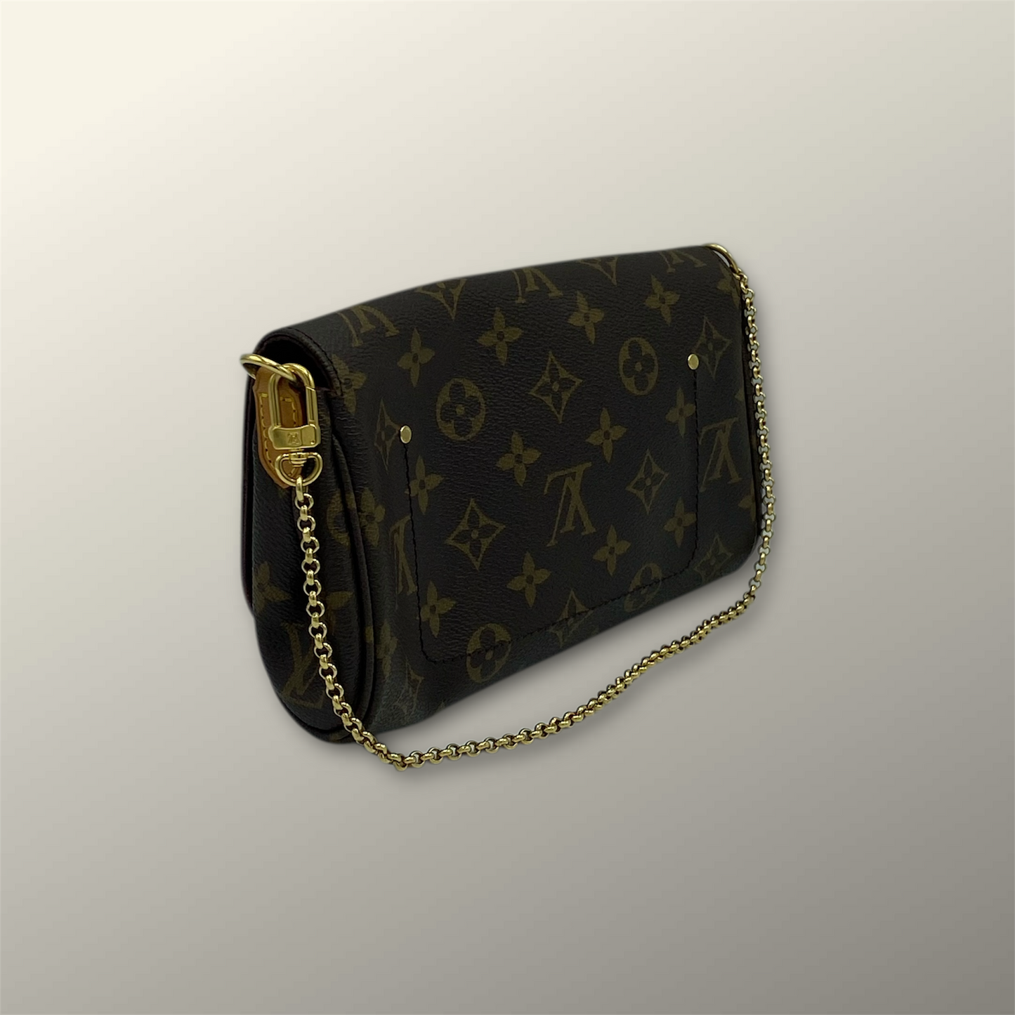 Louis Vuitton Brown Monogram Coated Canvas Favourite PM Bag