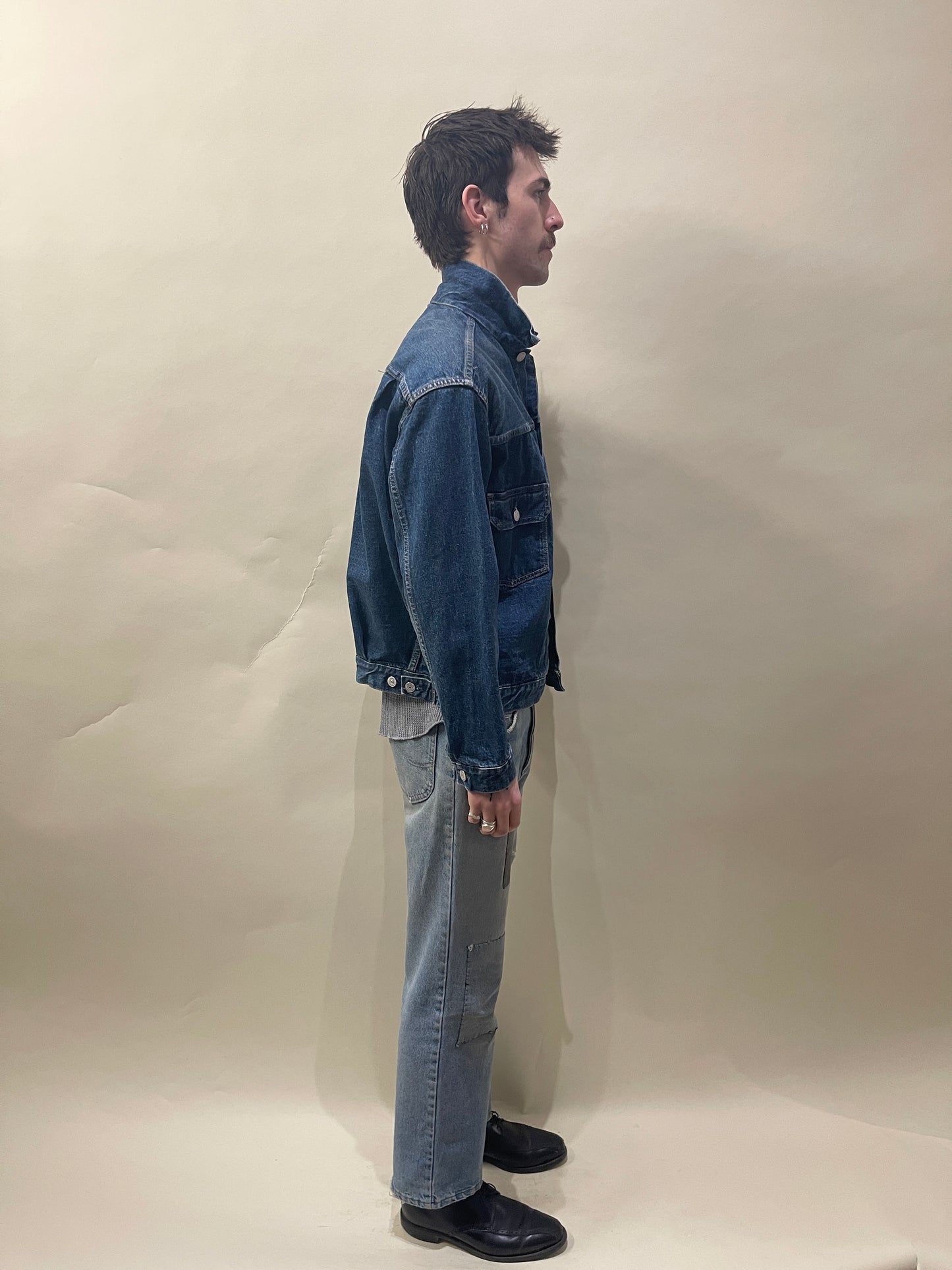 orSlow Mid Blue 2 Year Wash 50's Denim Jacket Large - L