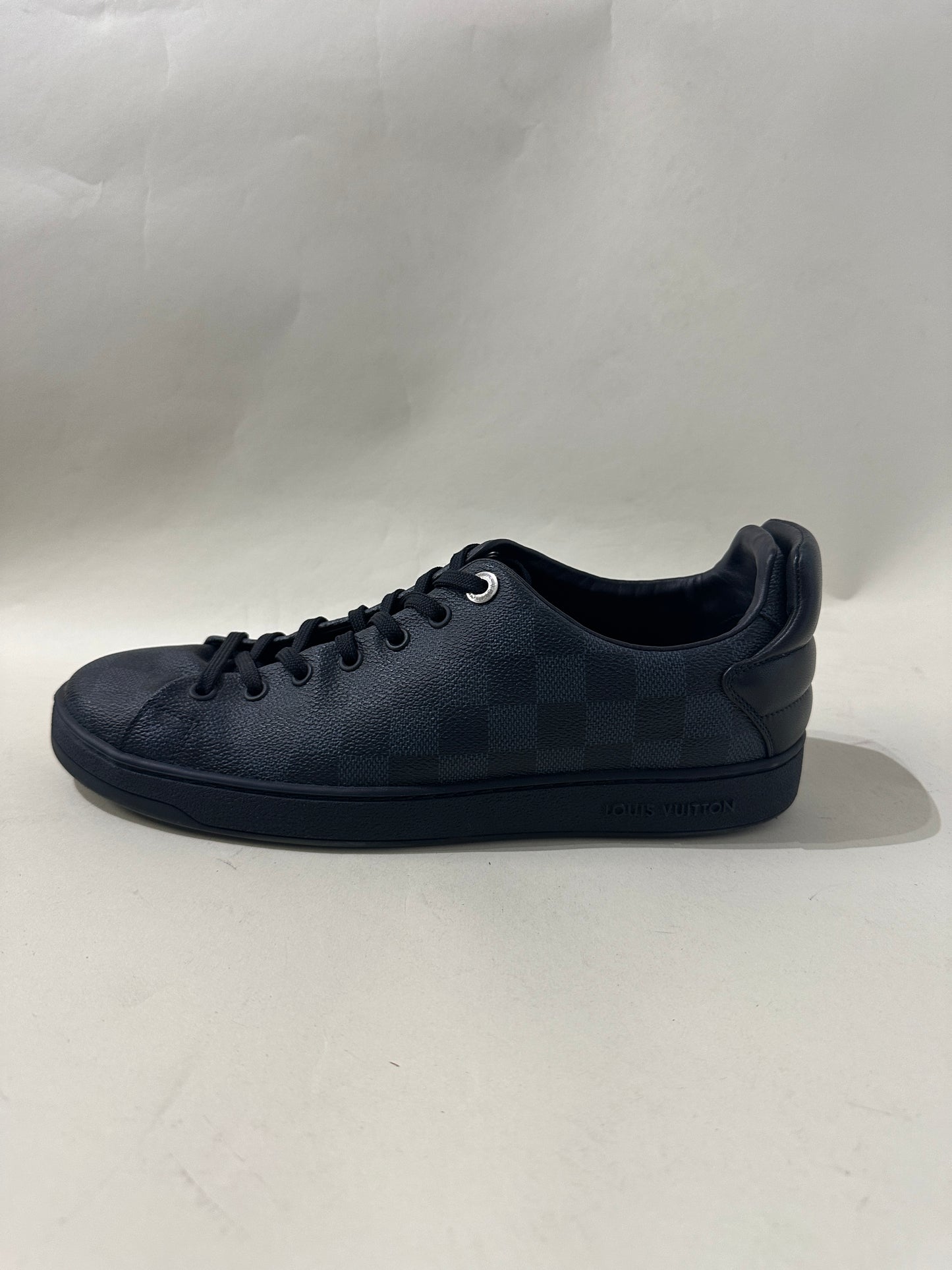 Louis Vuitton Cobalt Damier Coated Canvas Frontrow Sneakers 7.5 M / 9 W