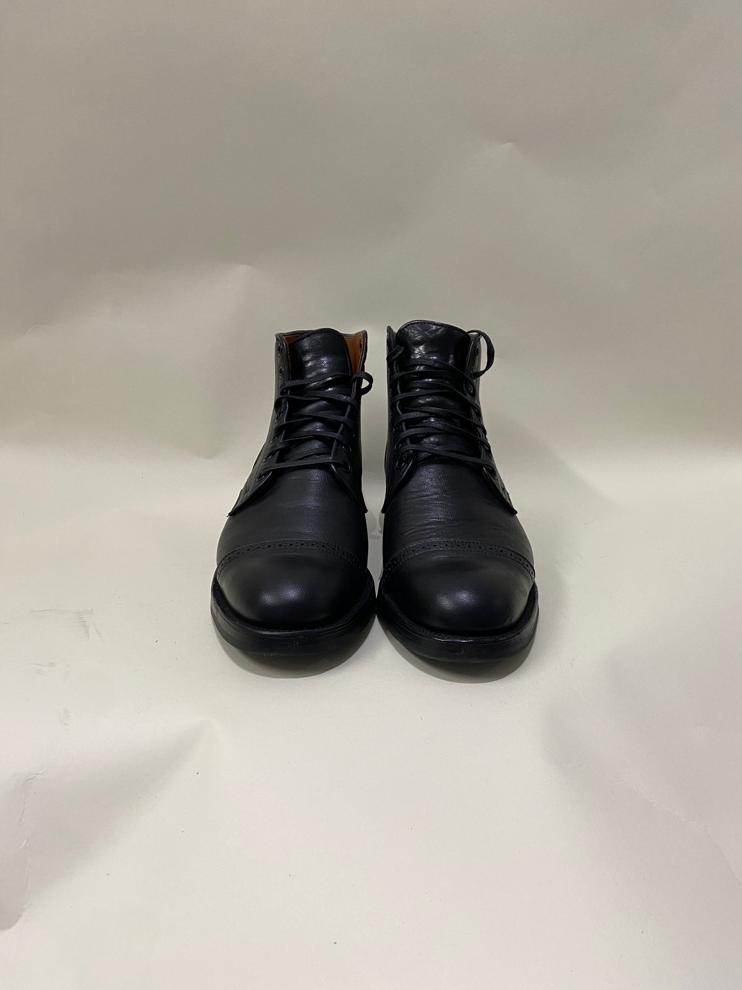 Viberg Black Shinki Latigo Horsehide Service Boots 8 M / 9.5 W