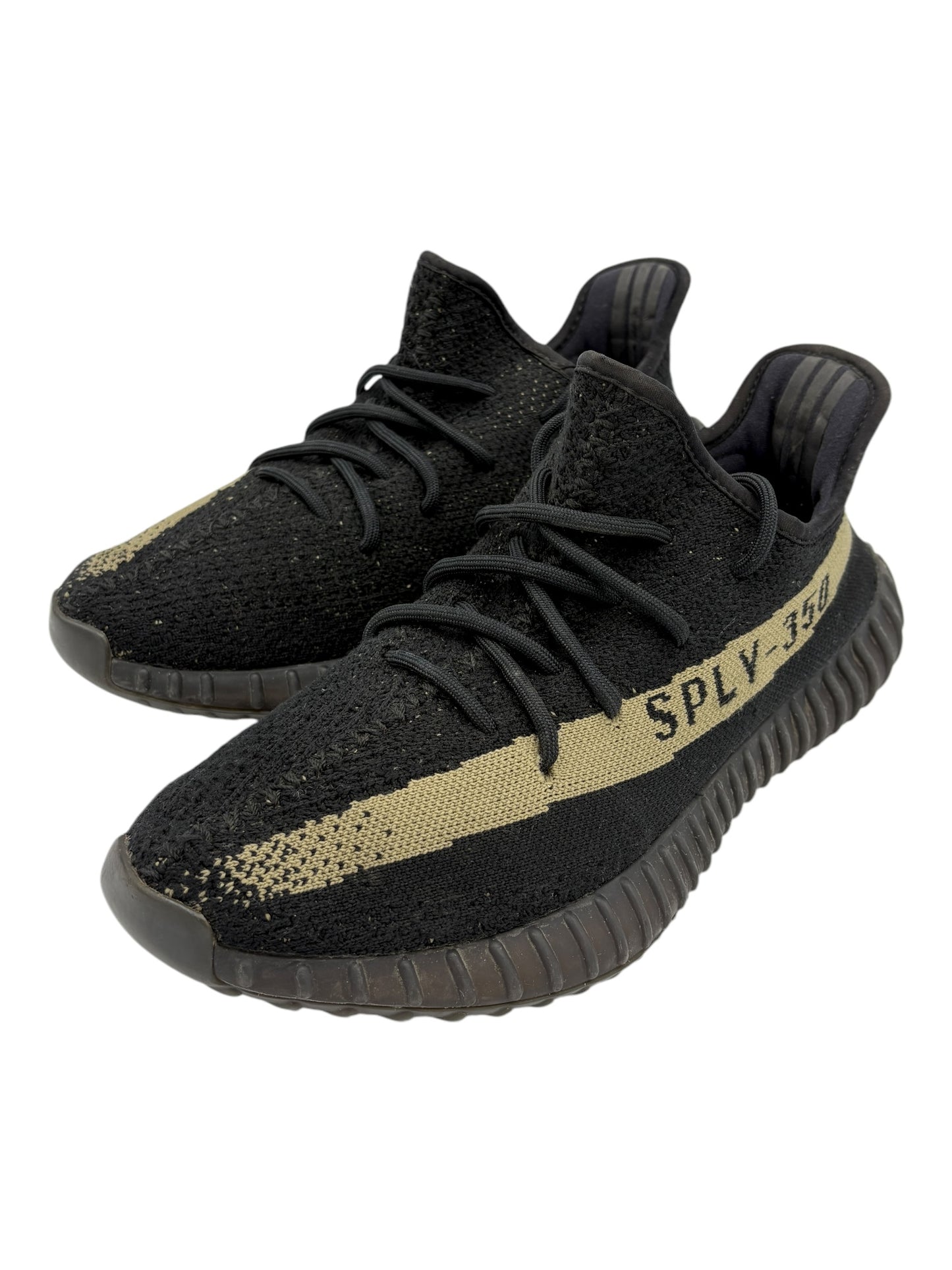 Adidas Yeezy 350 V2 'Core Black Green' Sneakers 10 M / 11.5 W