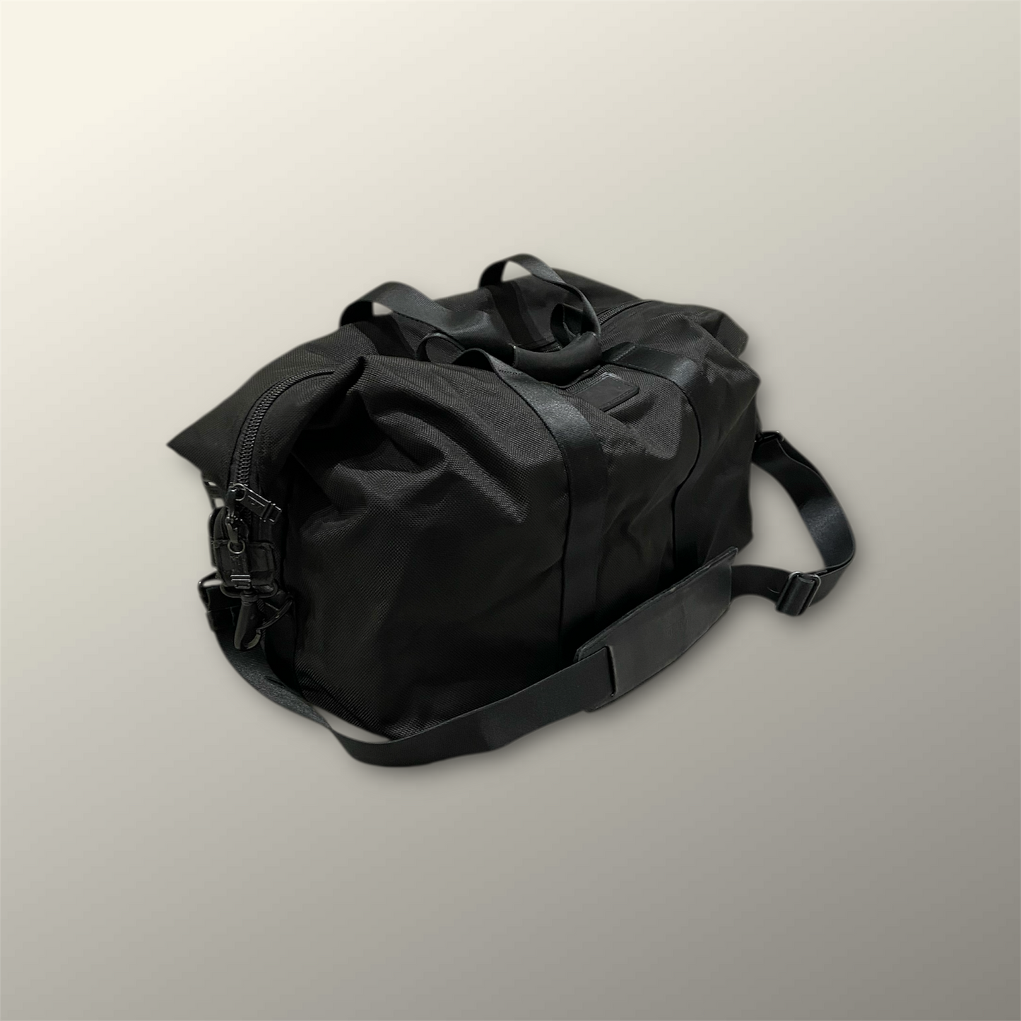 Tumi Black Ballistic Nylon Duffle Bag